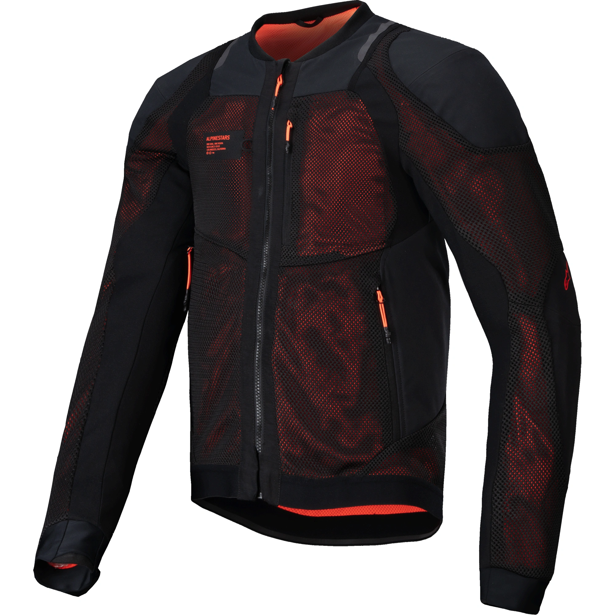 Alpinestars Alpinestars Troop-Air Pro Textile Jacket - Black / Fluo Red