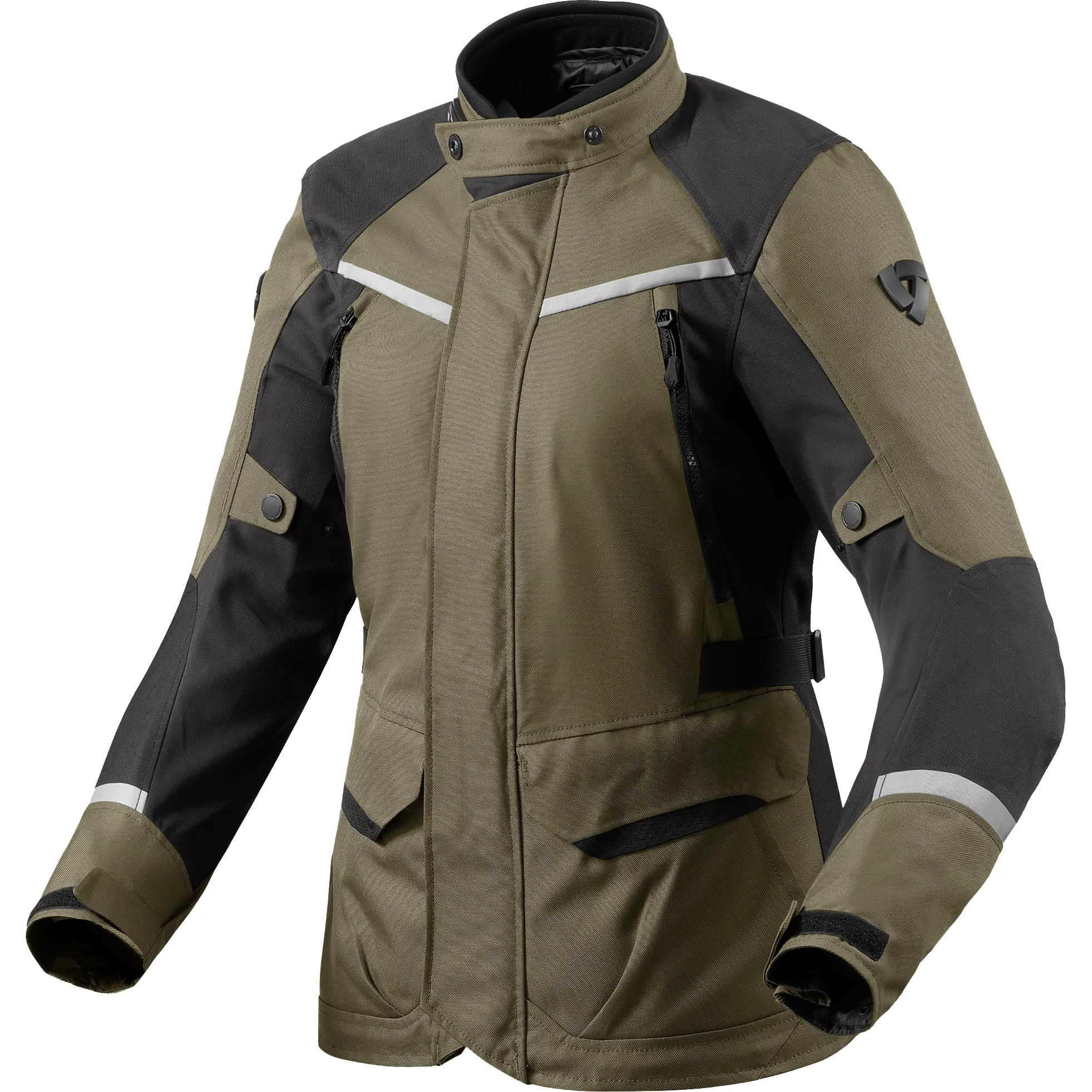Rev'it Rev'it Ladies Voltiac 3 H2O Textile Jacket - Green / Anthracite
