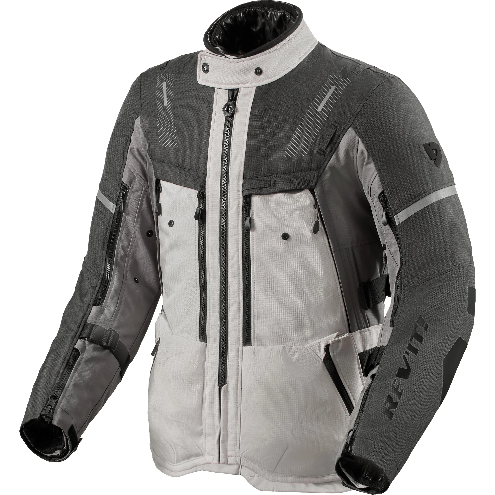 Rev'it Rev'it Sand 5 H2O Textile Jacket - Silver / Anthracite