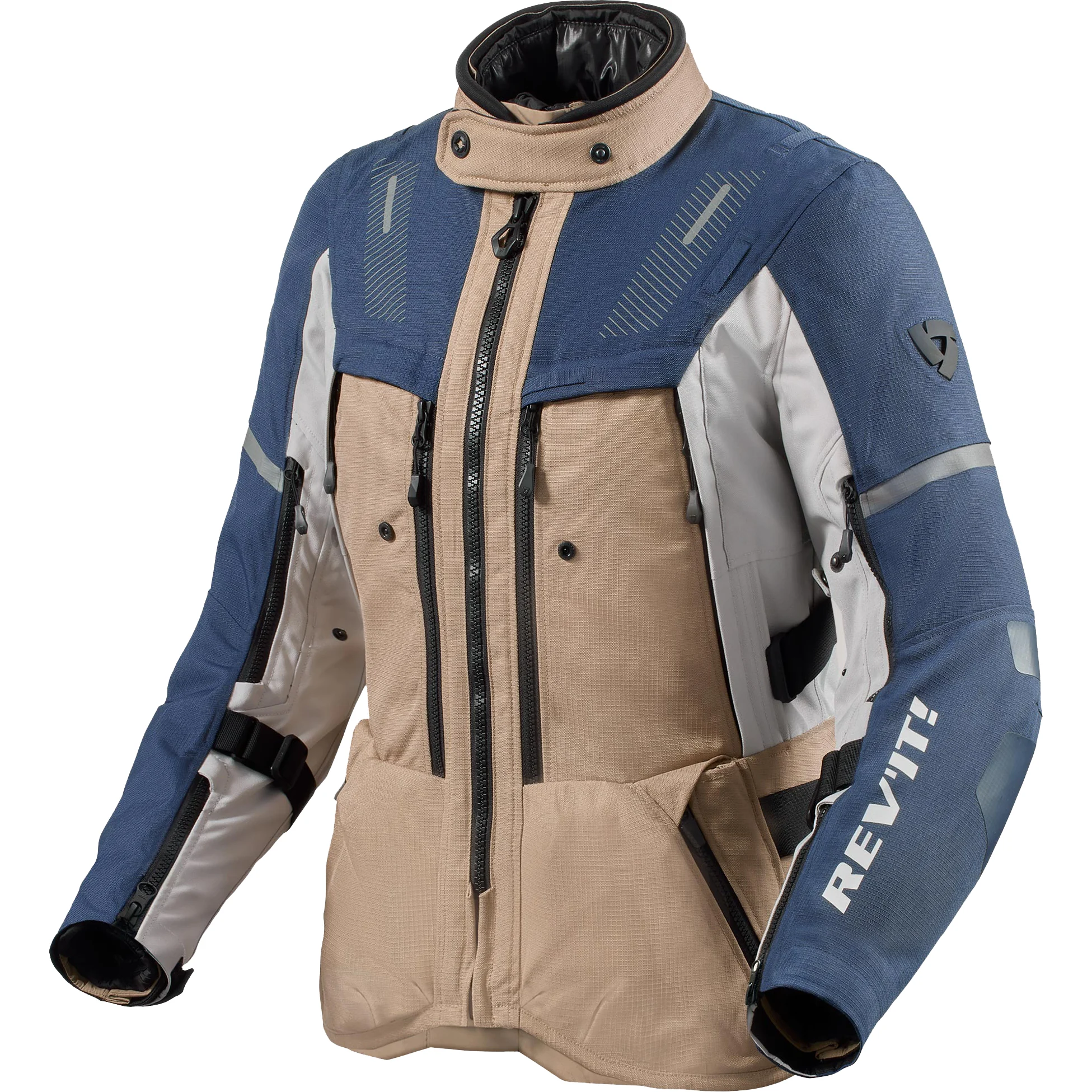 Rev'it Rev'it Ladies Sand 5 H2O Textile Jacket - Sand / Blue