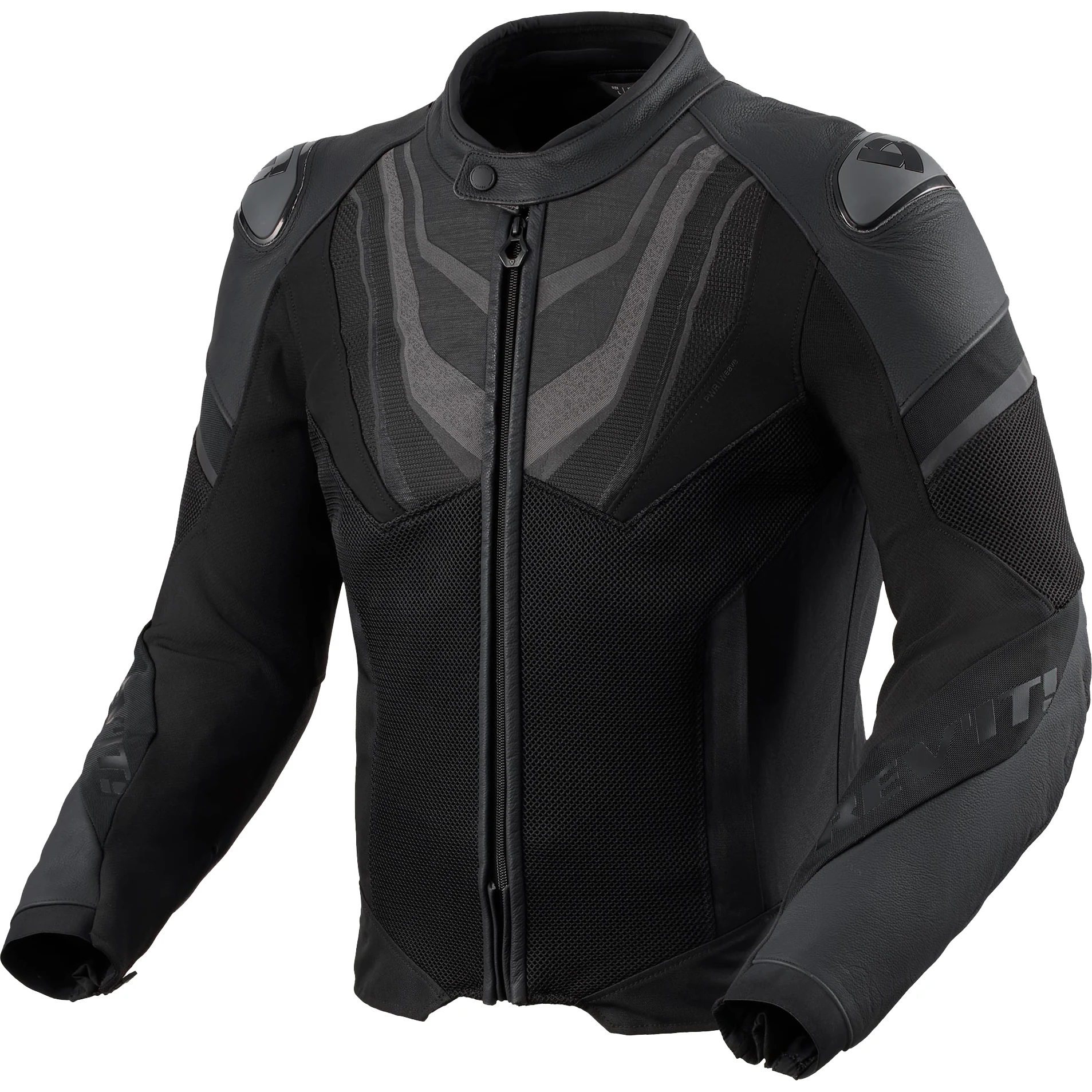 Rev'it Rev'it Mantis 3 H2O Leather Jacket - Black