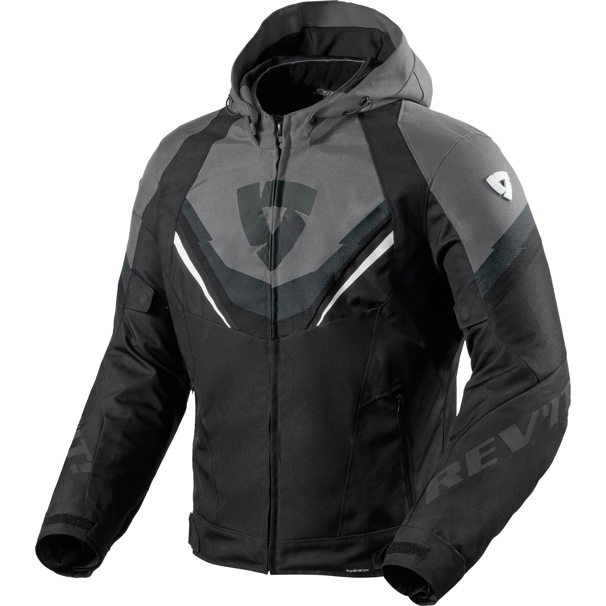 Rev'it Rev'it Quantum 3 H2O Textile Jacket - Black / Grey
