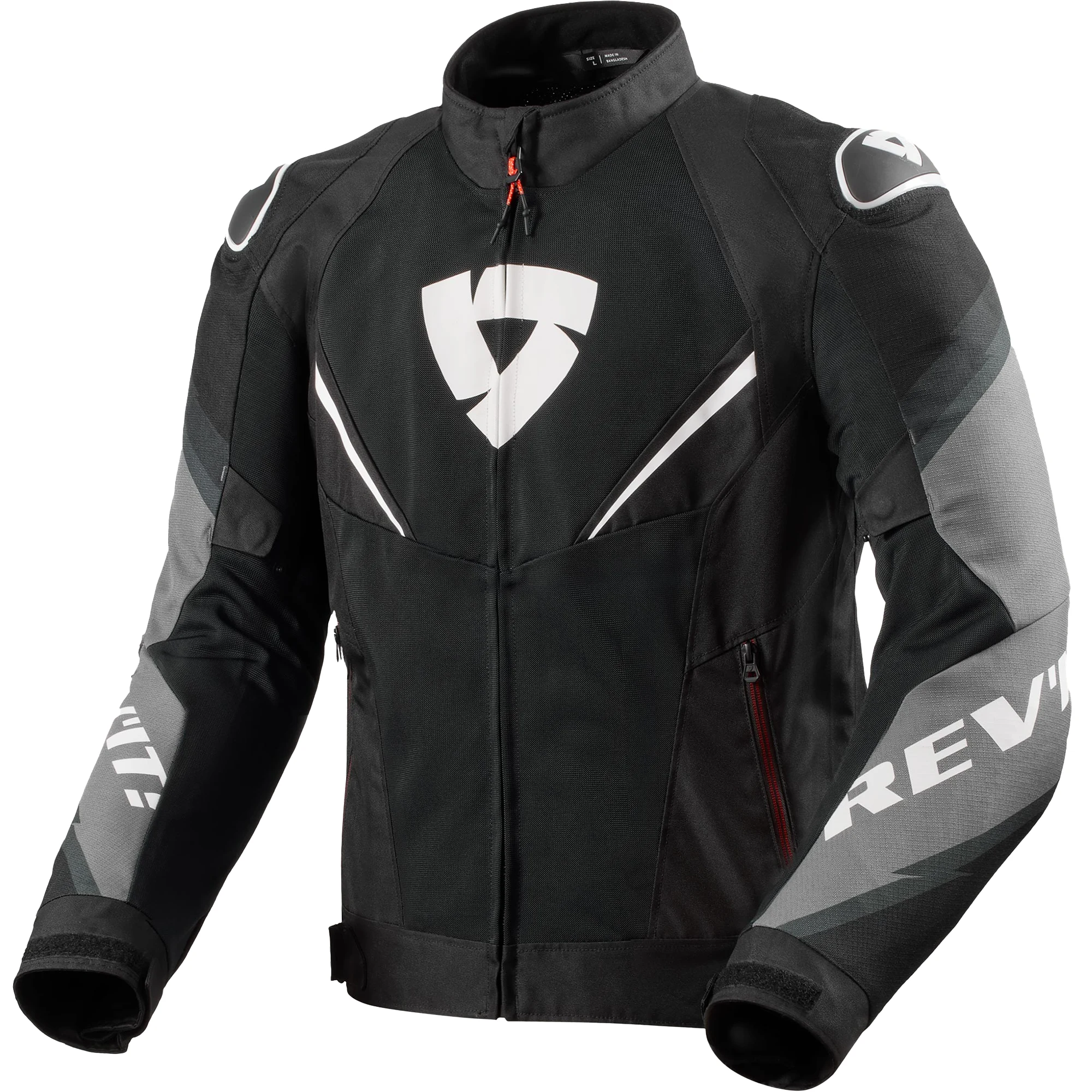 Rev'it Rev'it Quantum 3 Air Textile Jacket - Black / White