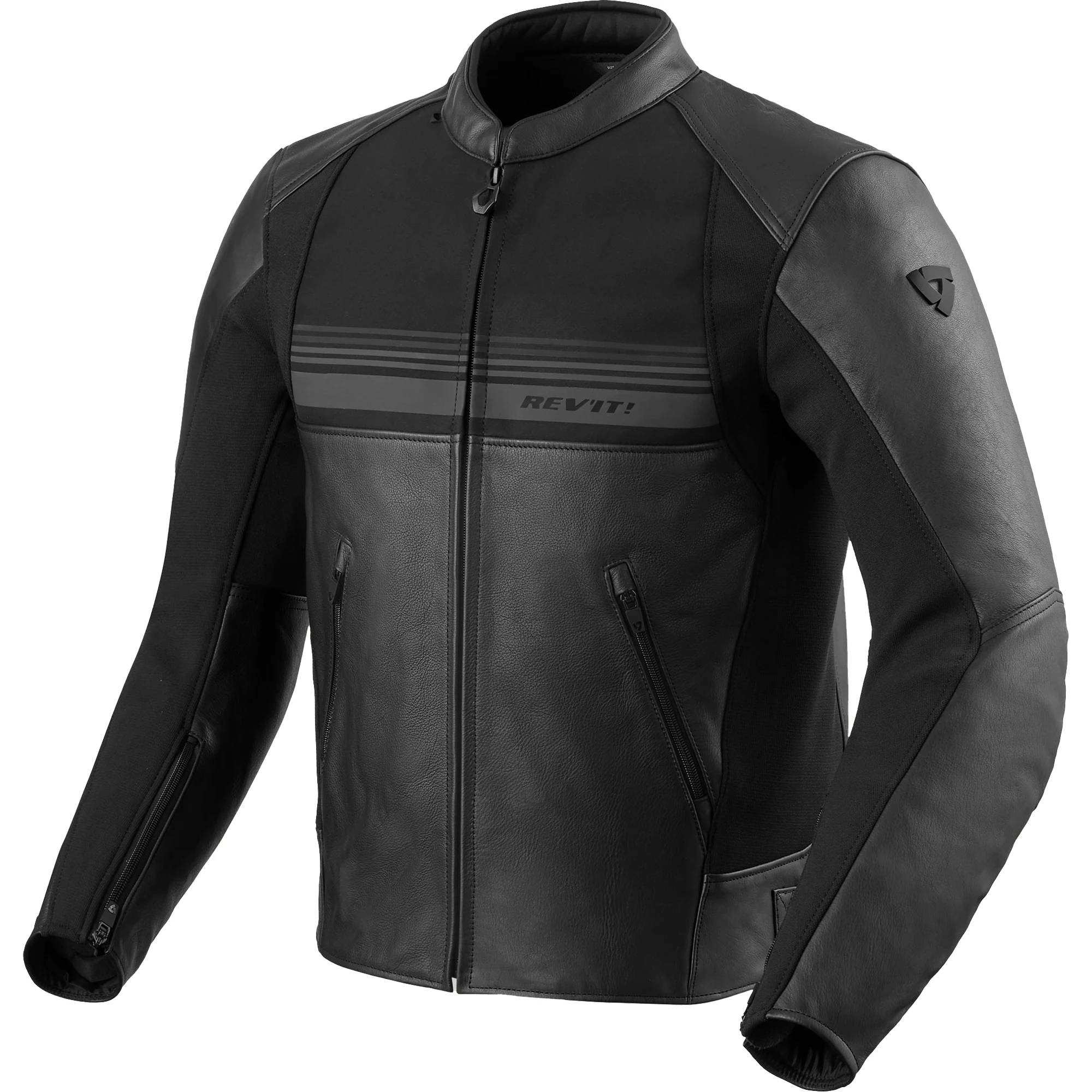 Rev'it Rev'it Mile 2 Leather Jacket - Black