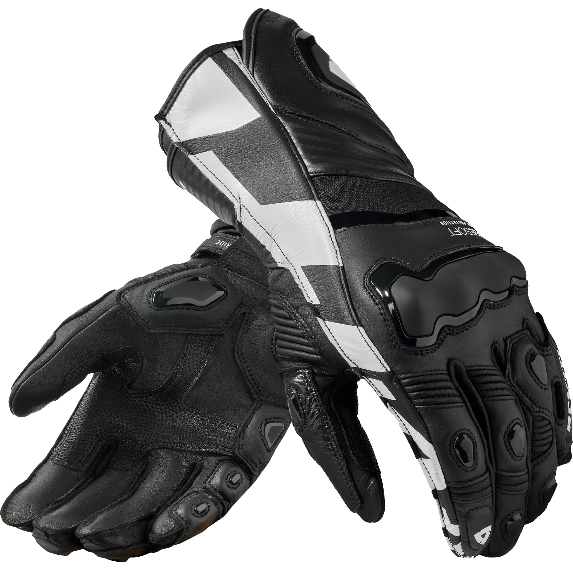 Rev'it Rev'it Jerez 4 Leather Gloves - Black / White