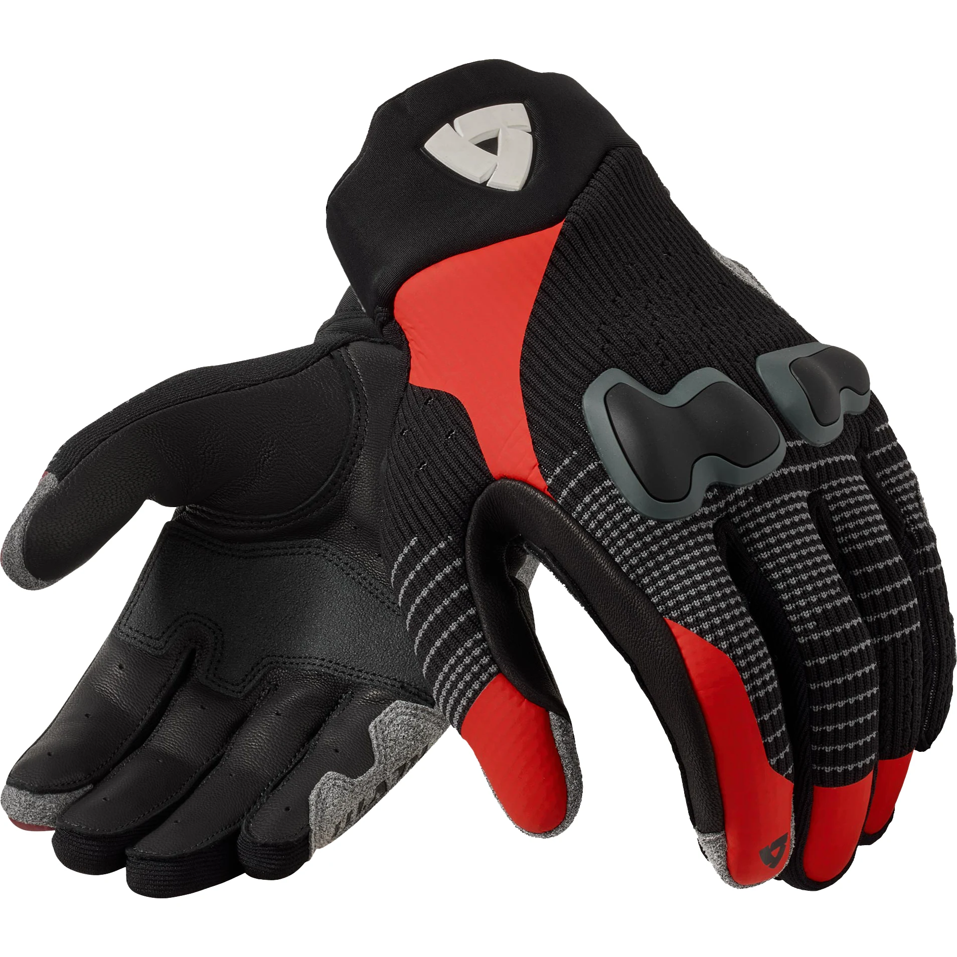 Rev'it Rev'it Kinetic 2 Leather Gloves - Black / Red