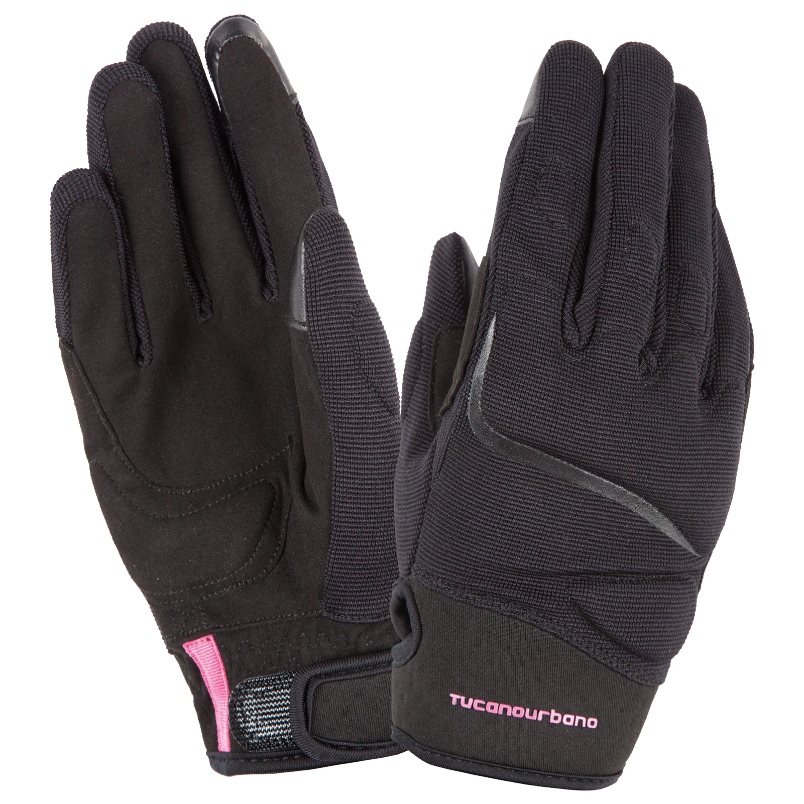 Tucano Urbano Tucano Urbano Ladies Miky Textile Gloves - Black