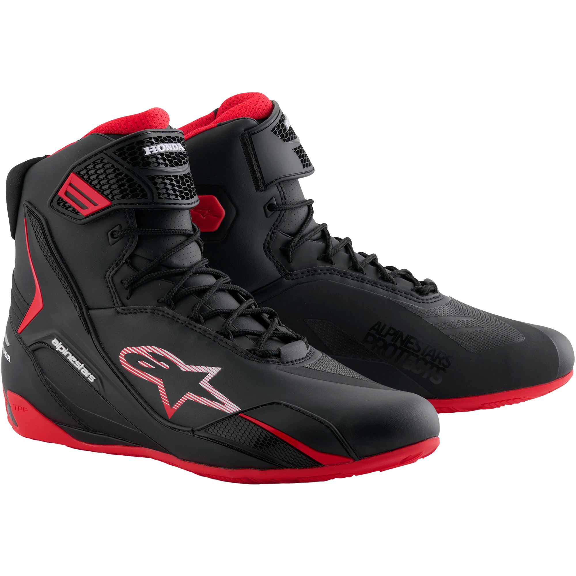 Alpinestars Alpinestars Honda Faster-4 Shoes - Black / Red