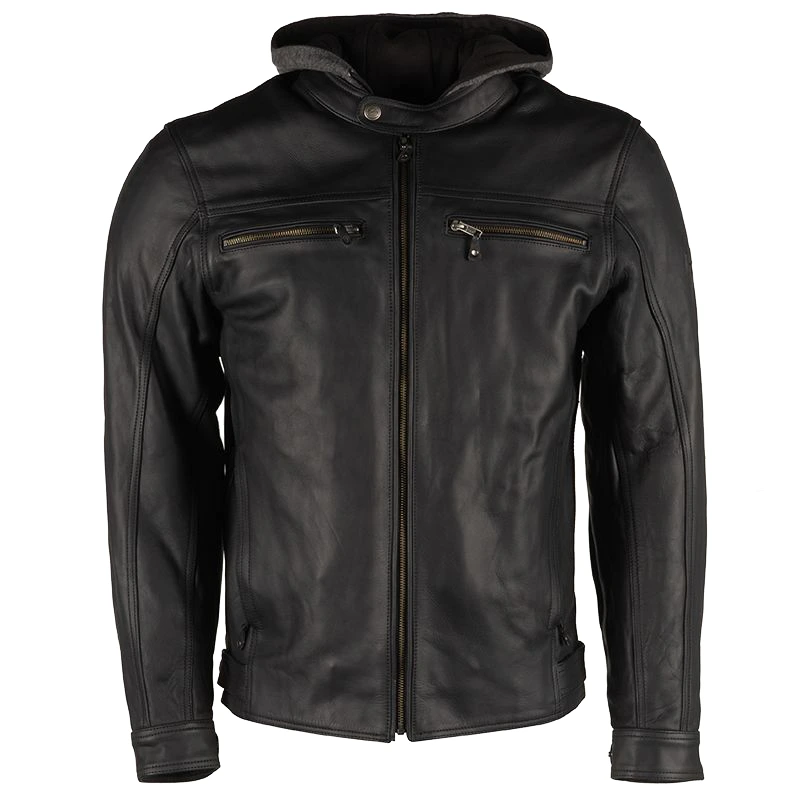 DXR DXR Zack Leather Jacket - Black