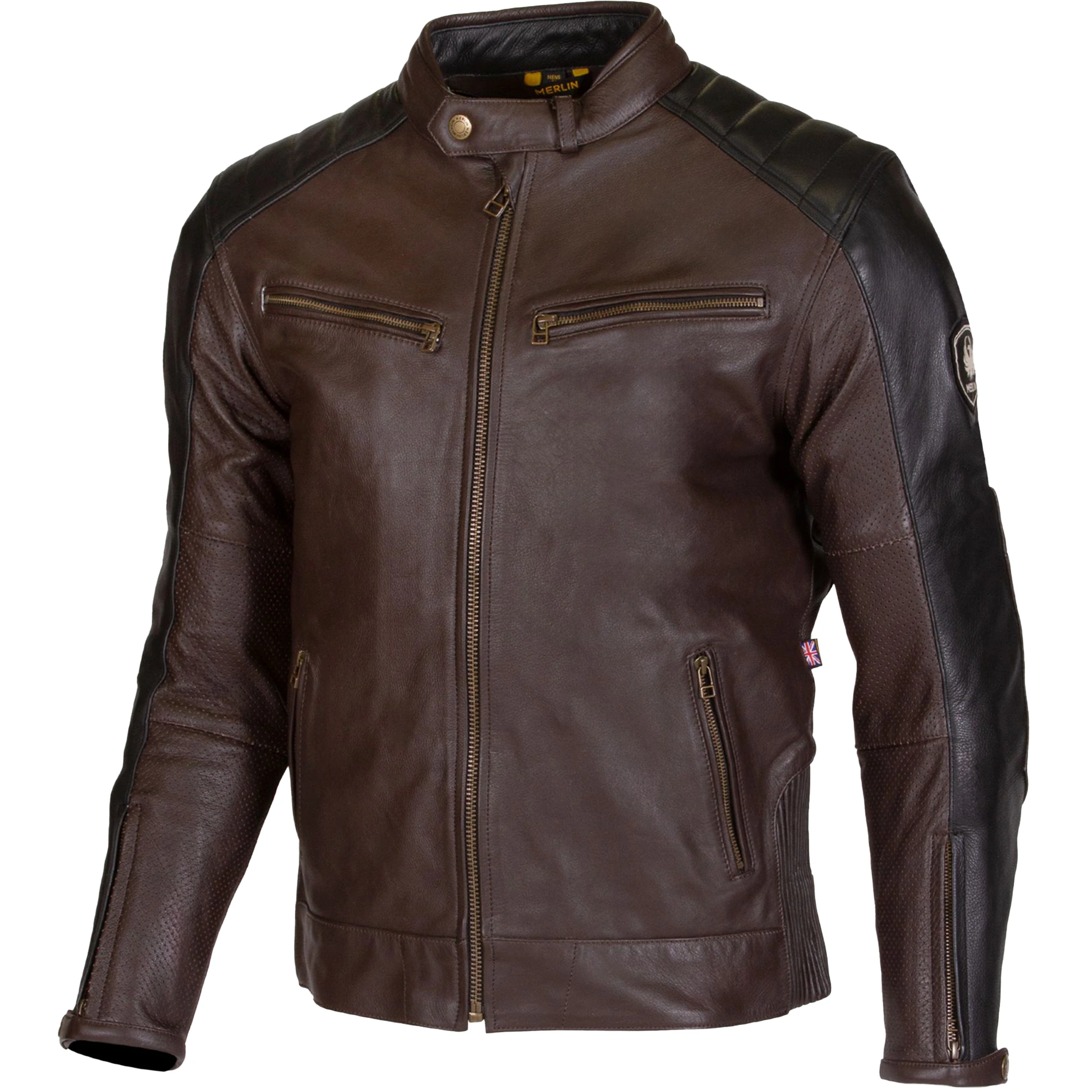 Merlin Merlin Chase II D3O Perforated Jacket - Brown / Black