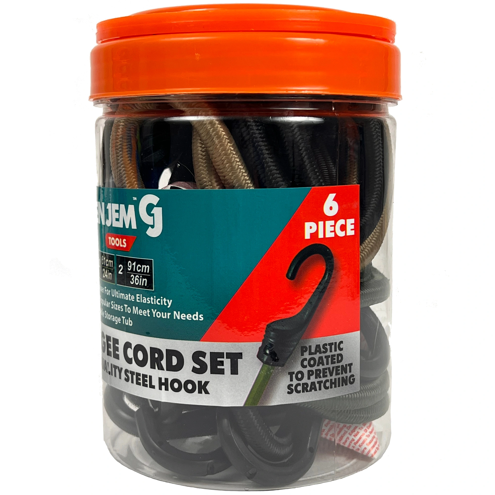 Green Jem Green Jem Six Piece Bungee Cord Set