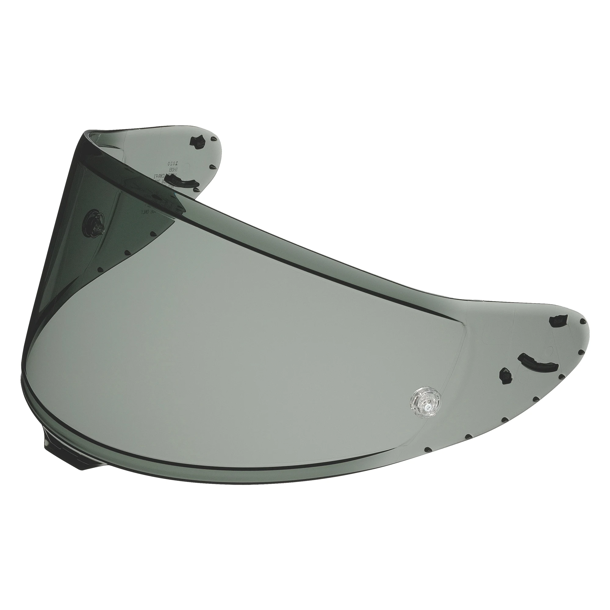 Shoei Shoei CWR-F2R Light Smoke Drilled & Plugged Visor - Road Legal