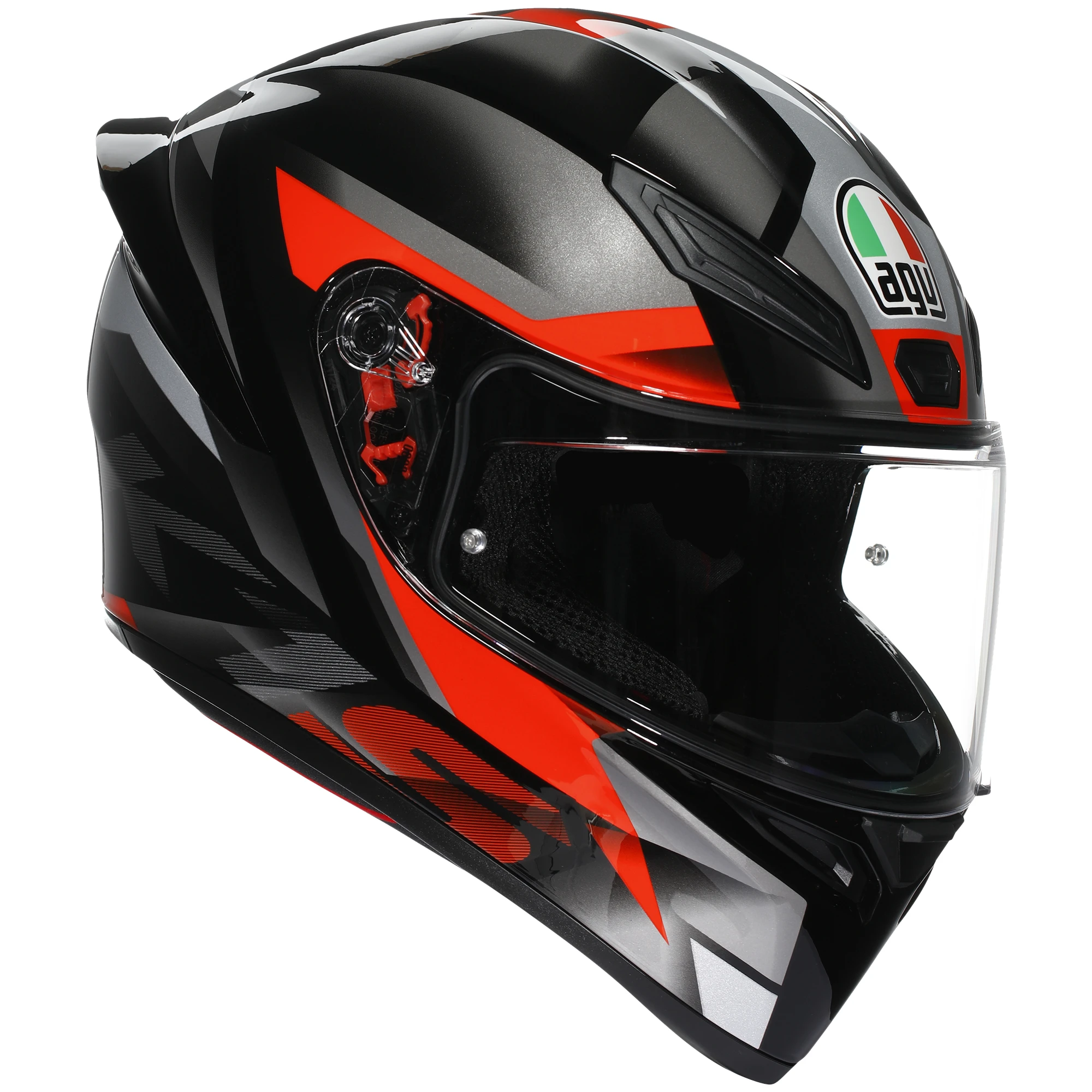 AGV AGV K1 S - Fastlap Black / Grey / Red