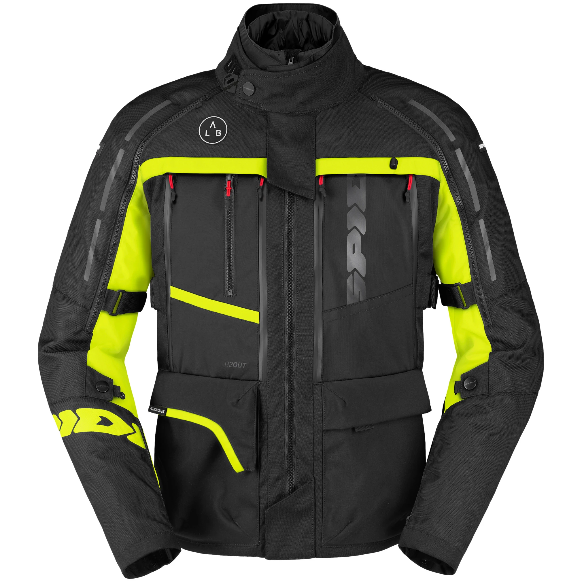 Spidi Spidi 4 Season V3 Textile Jacket - Fluo Yellow