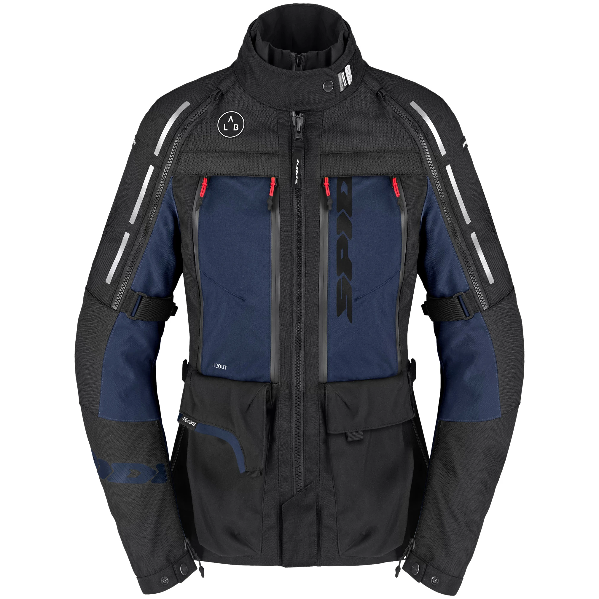 Spidi Spidi Ladies 4 Season V3 Textile Jacket - Black / Blue
