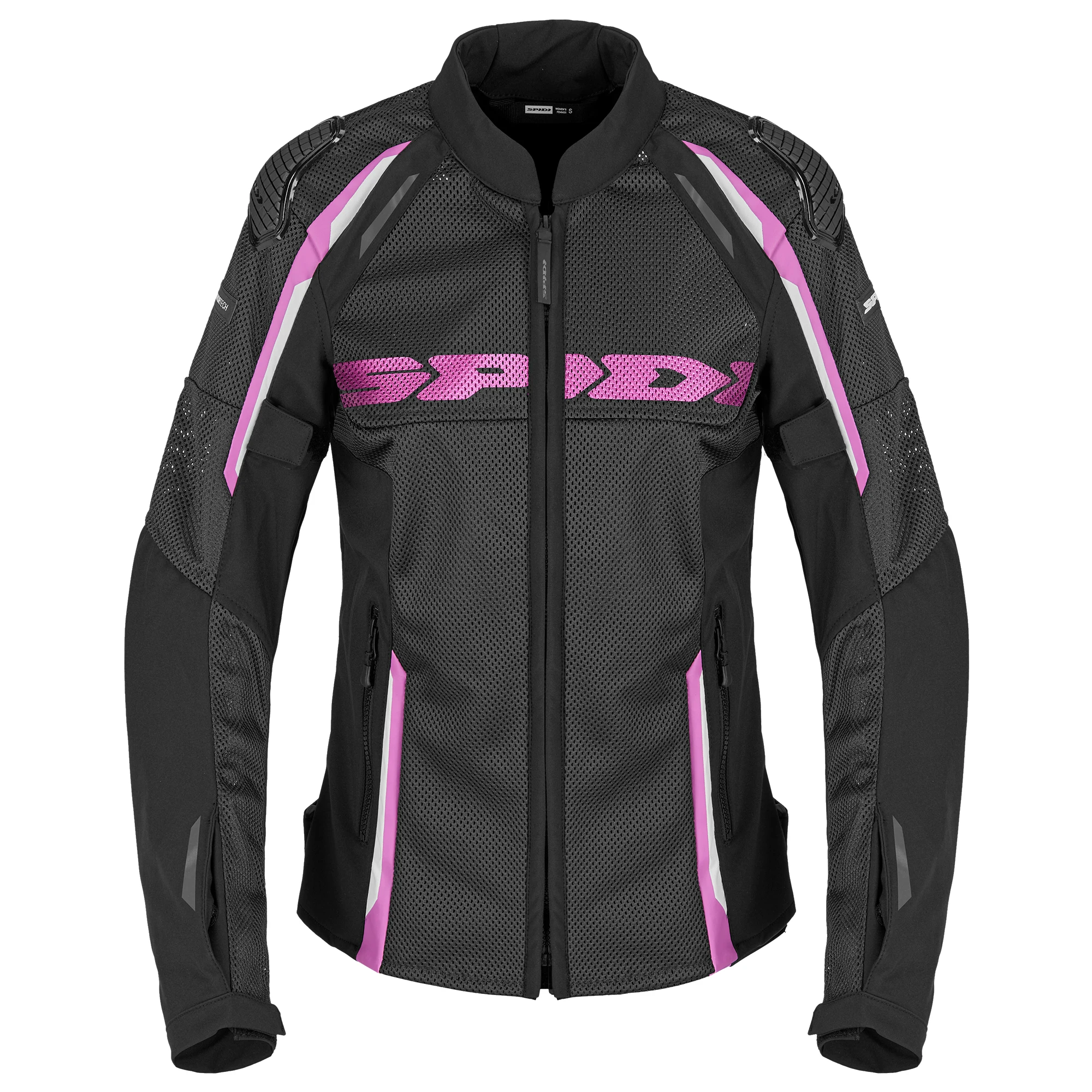 Spidi Spidi Ladies Race Warrior 2 Net Textile Jacket - Black / Fuchsia