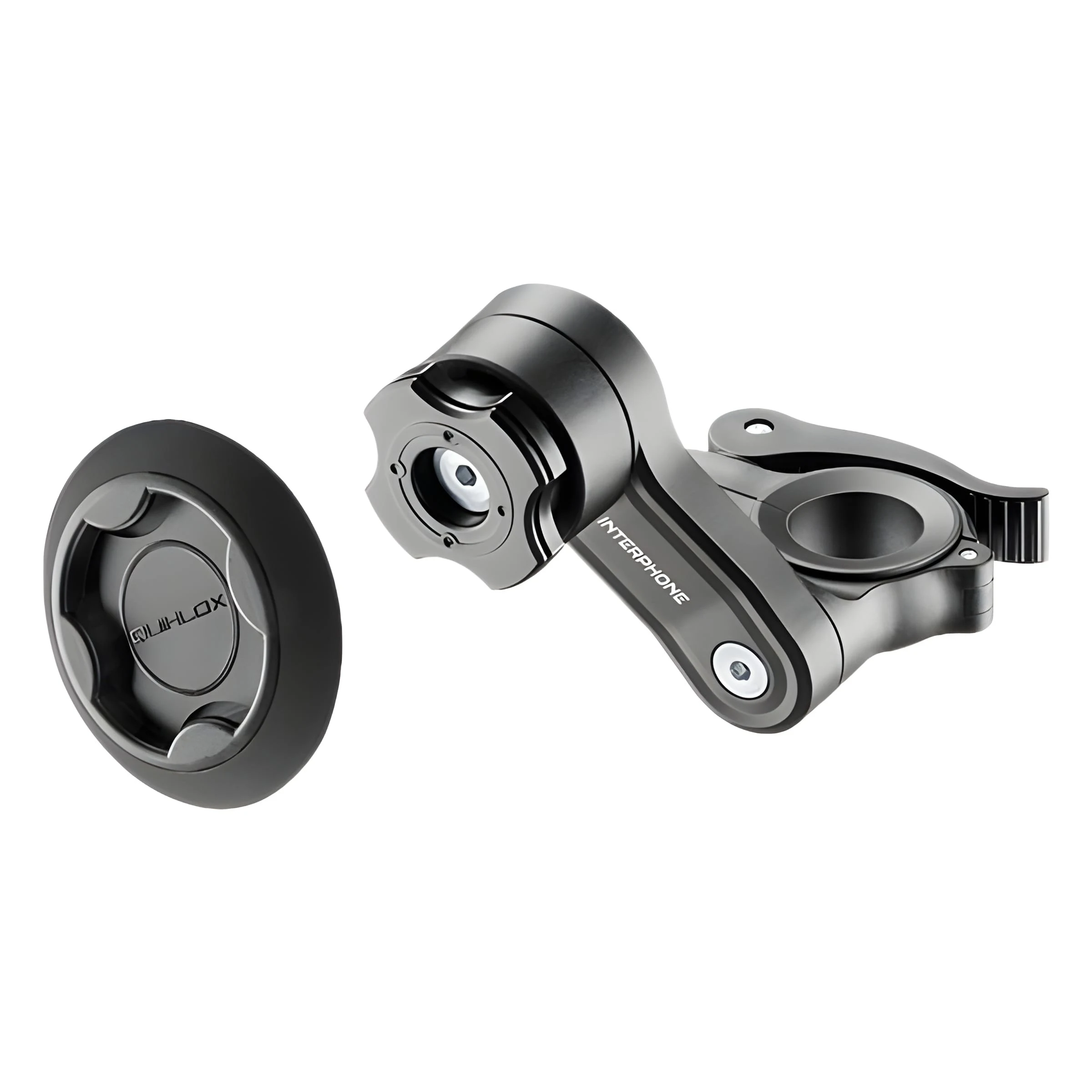 Interphone Interphone Quiklox Handlebar Mount and Adhesive Pad