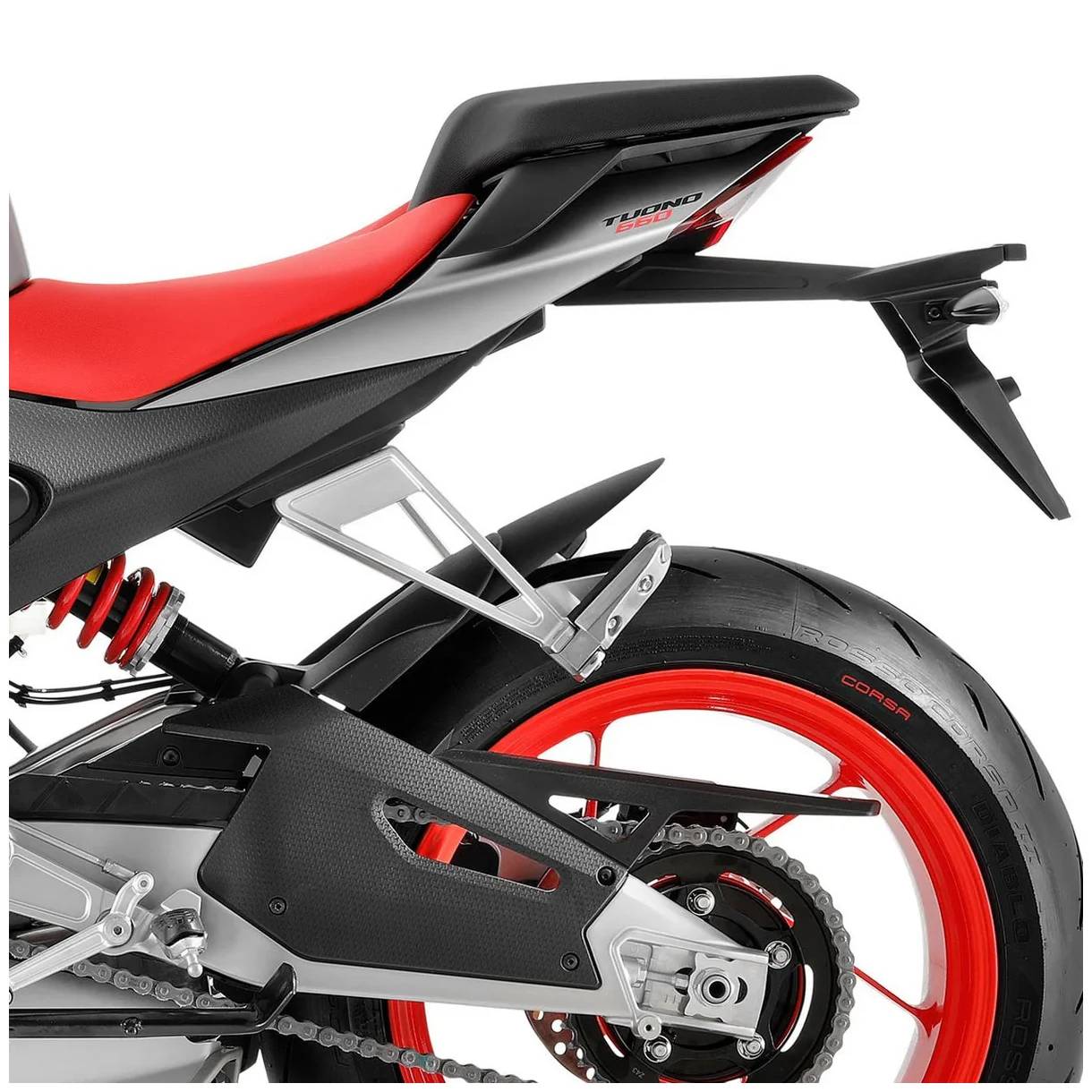 Pyramid Pyramid Hugger Extension Matt Black - Aprilia Tuono 660 / RS 660