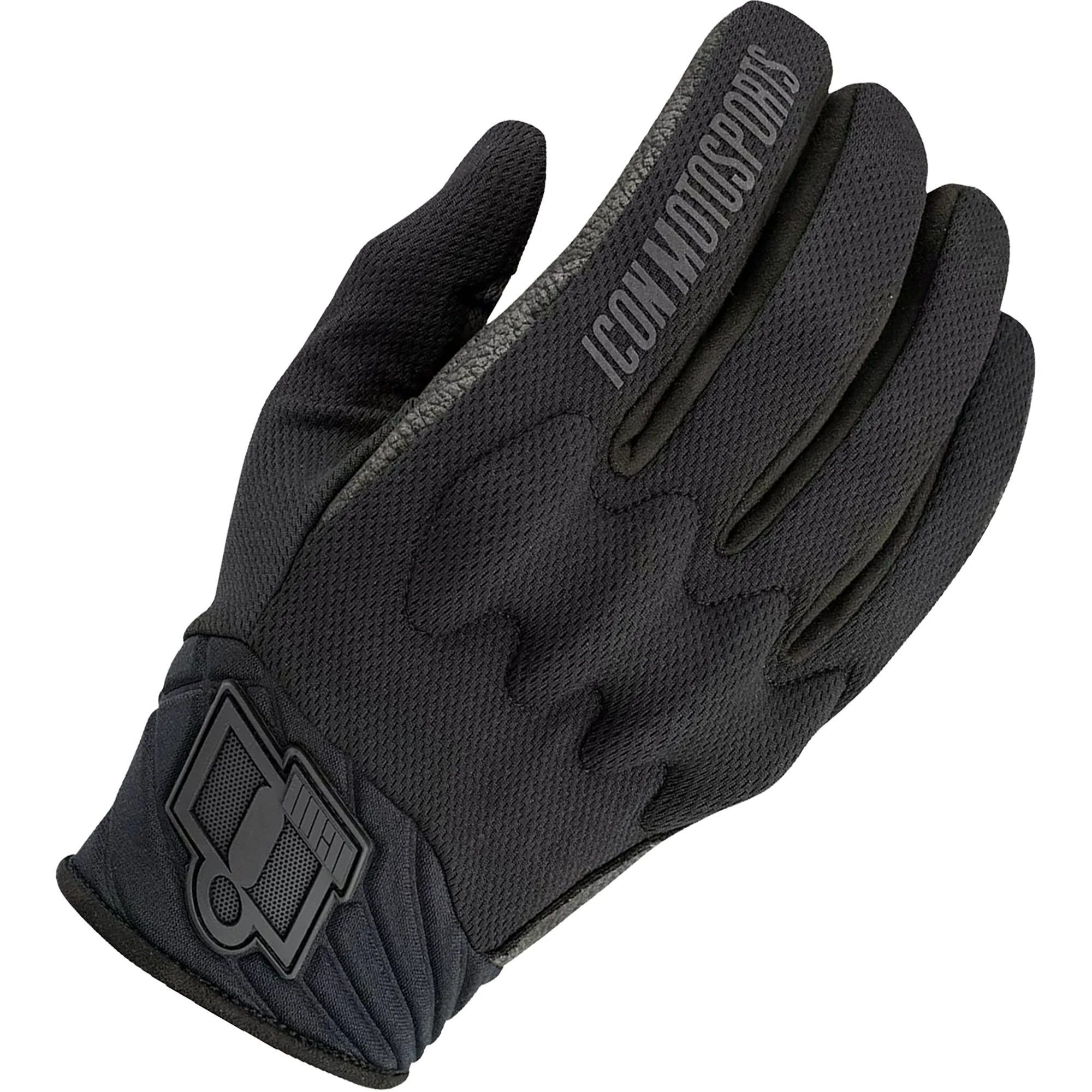 Icon Icon Anthem 3 CE Textile Gloves - Black