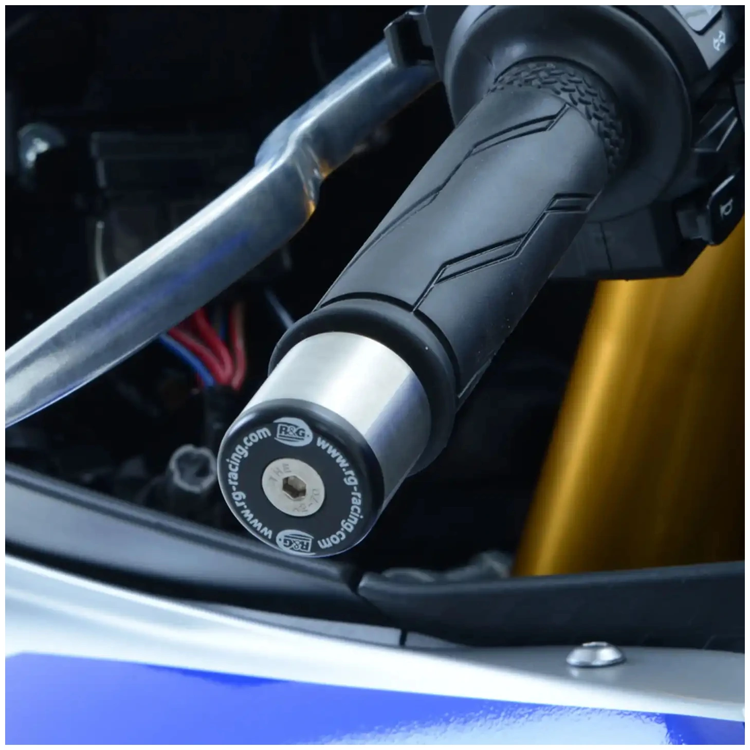 R&G Racing R&G Racing Bar End Sliders - BE0093BK - Yamaha YZF-R1