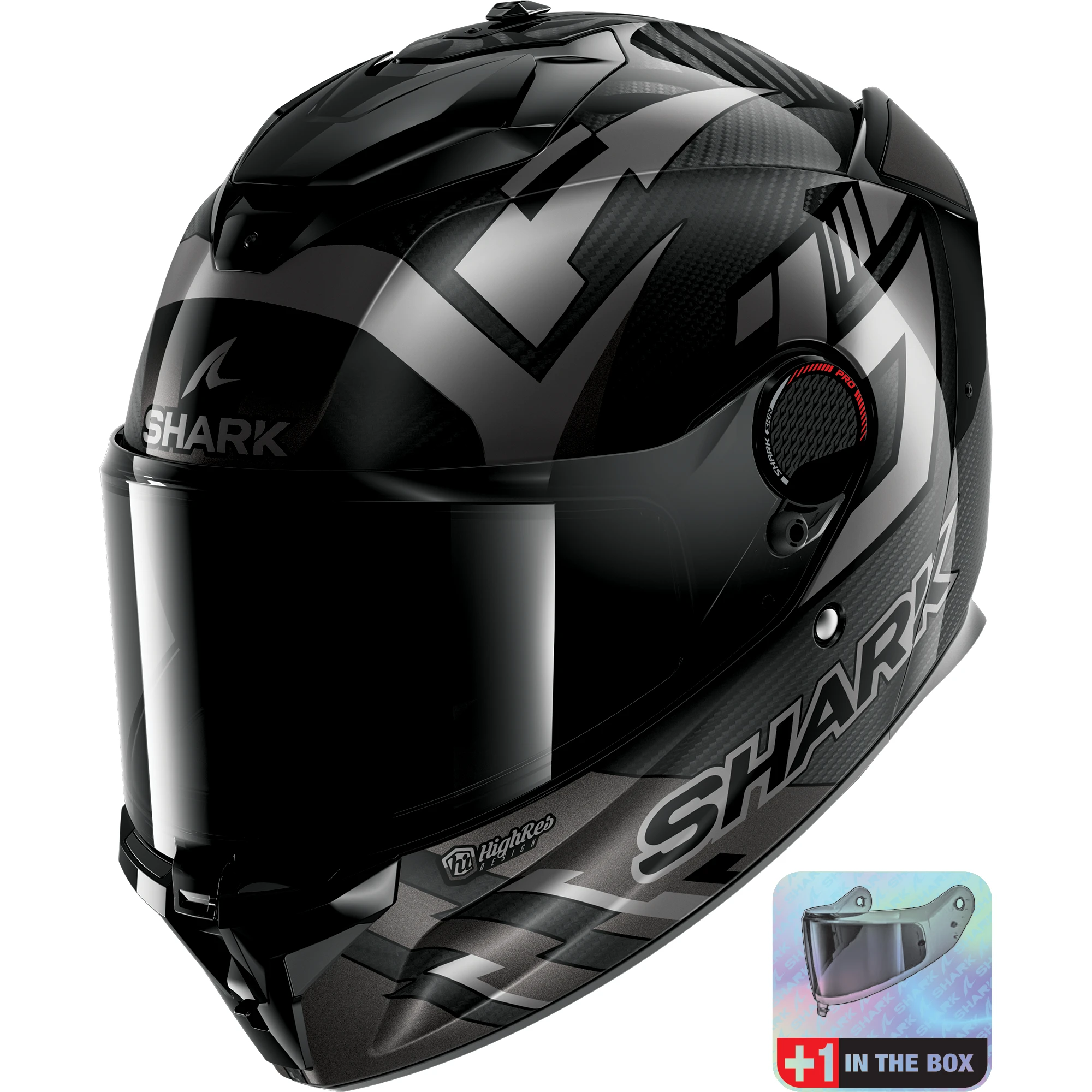 Shark Shark Spartan GT Pro Carbon - Zarco Track Racer Black / Anthracite / White / Carbon