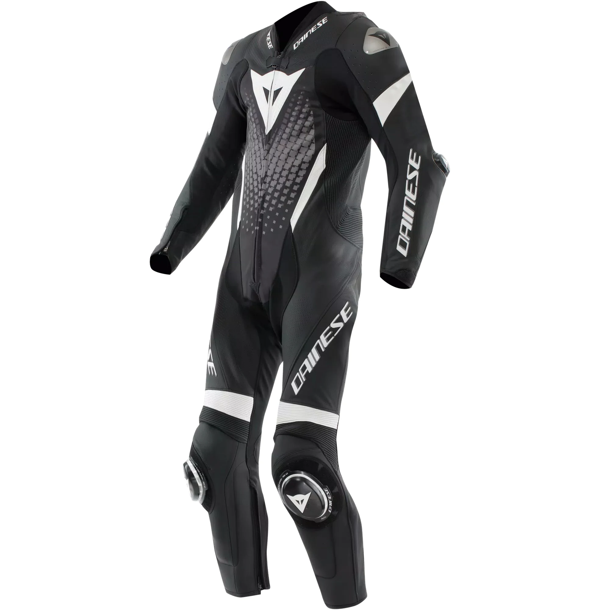 Dainese Dainese Laguna Seca 6 Perforated One Piece Leather Suit - Black / White / Anthracite