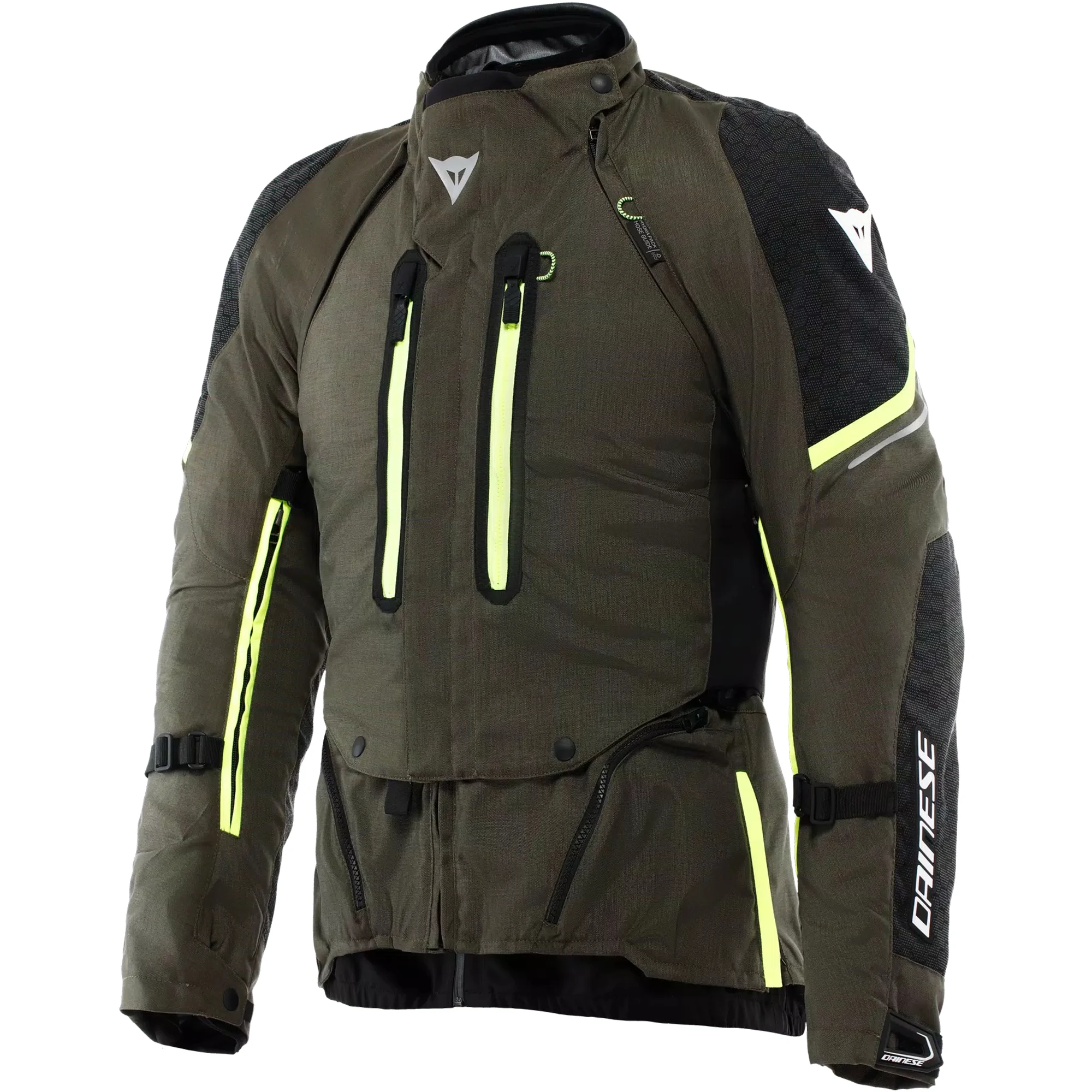 Dainese Dainese Super Adventure Absoluteshell Textile Jacket - Tarmac / Black / Fluo Yellow
