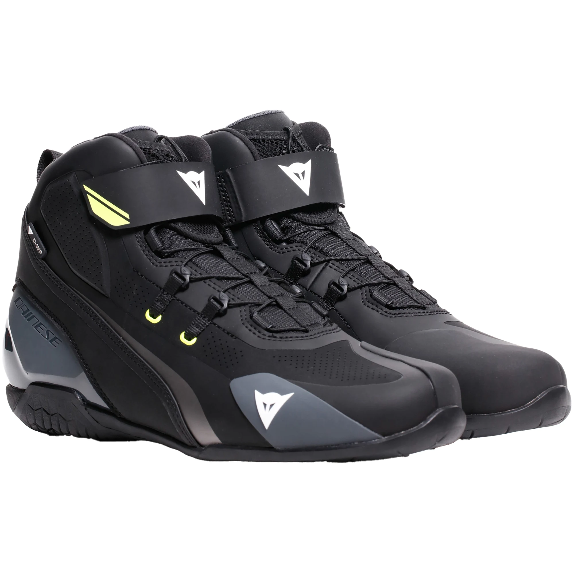 Dainese Dainese Herian D-WP Boots - Black / White / Fluo Yellow