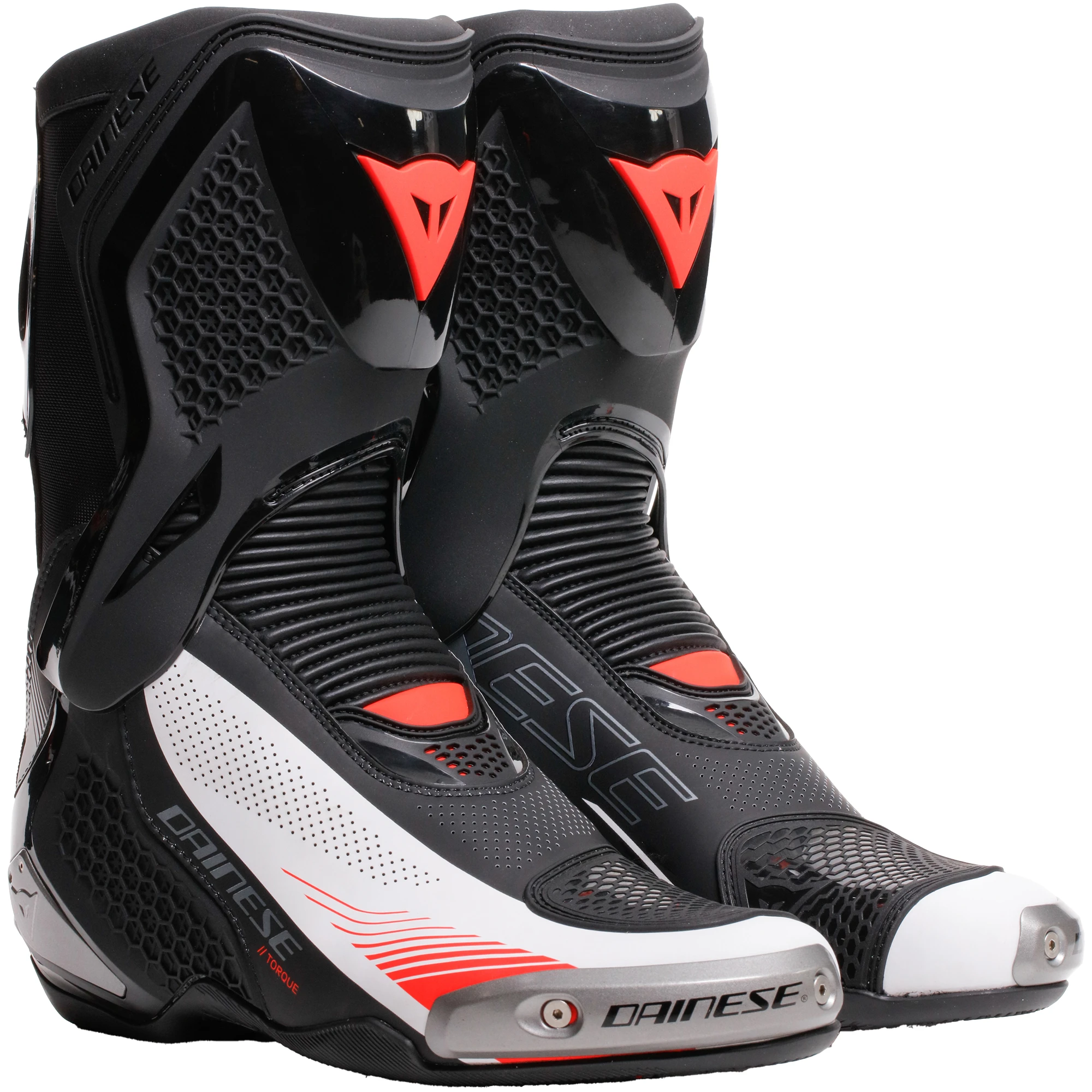 Dainese Dainese Torque 4 Air Boots - Black / White / Fluo Red