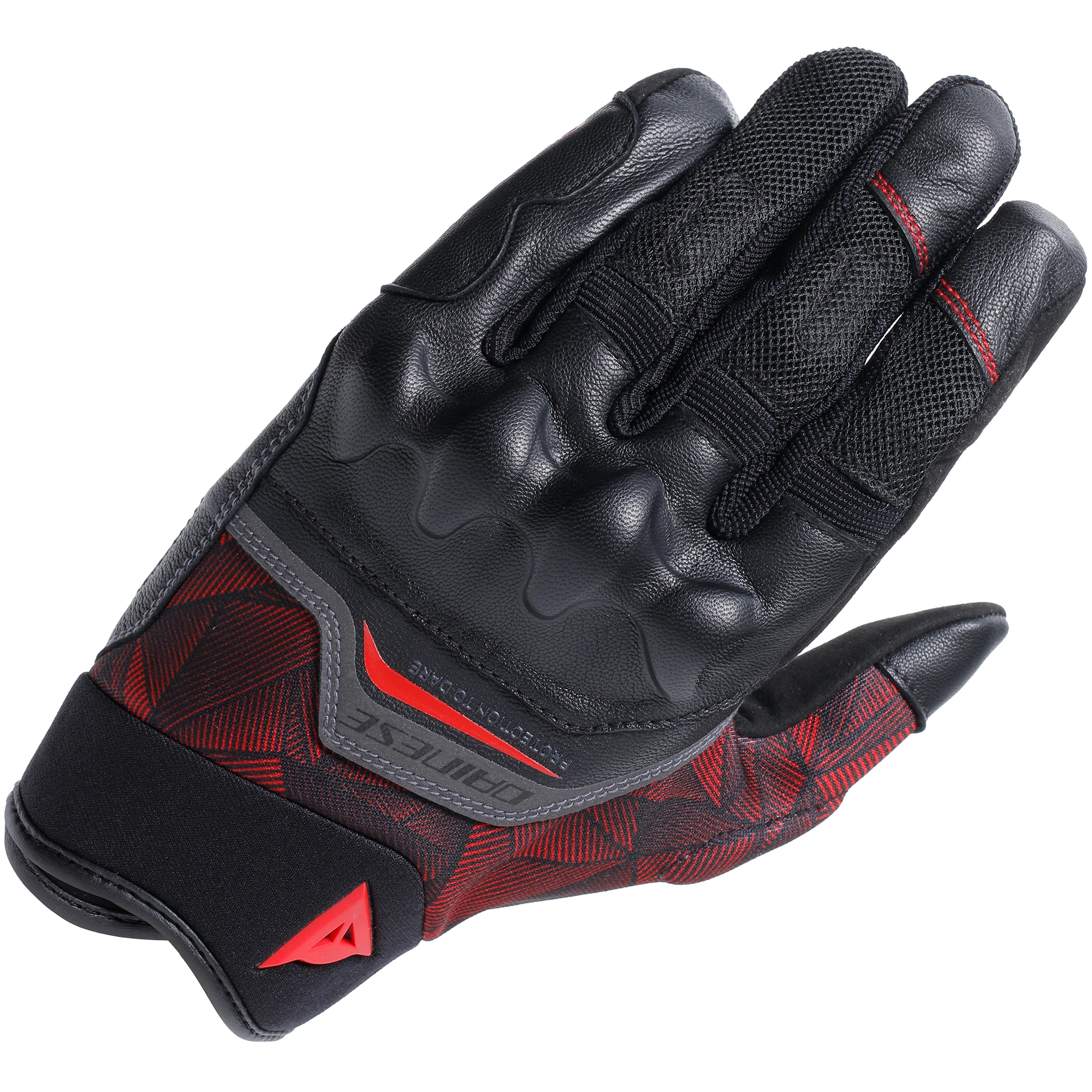 Dainese Dainese Ermex Gloves - Black / Lava Red