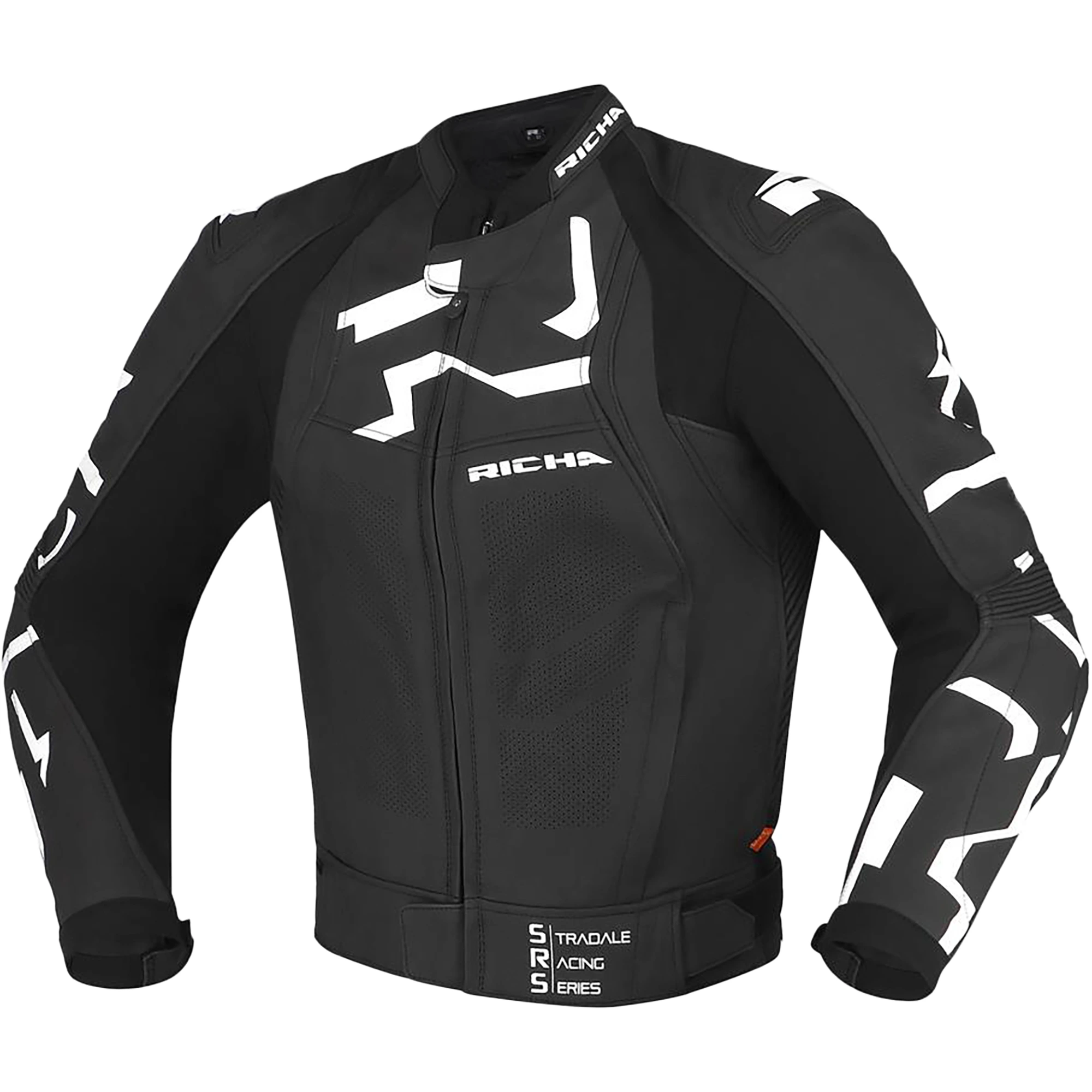 Richa Richa Stradale Leather Jacket - Black / White
