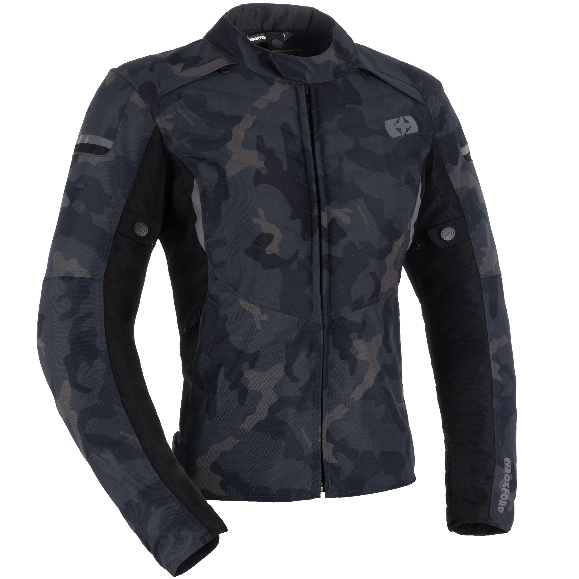 Oxford Clothing Oxford Ladies Valencia D2D 3.0 Textile Jacket - Black / Camo
