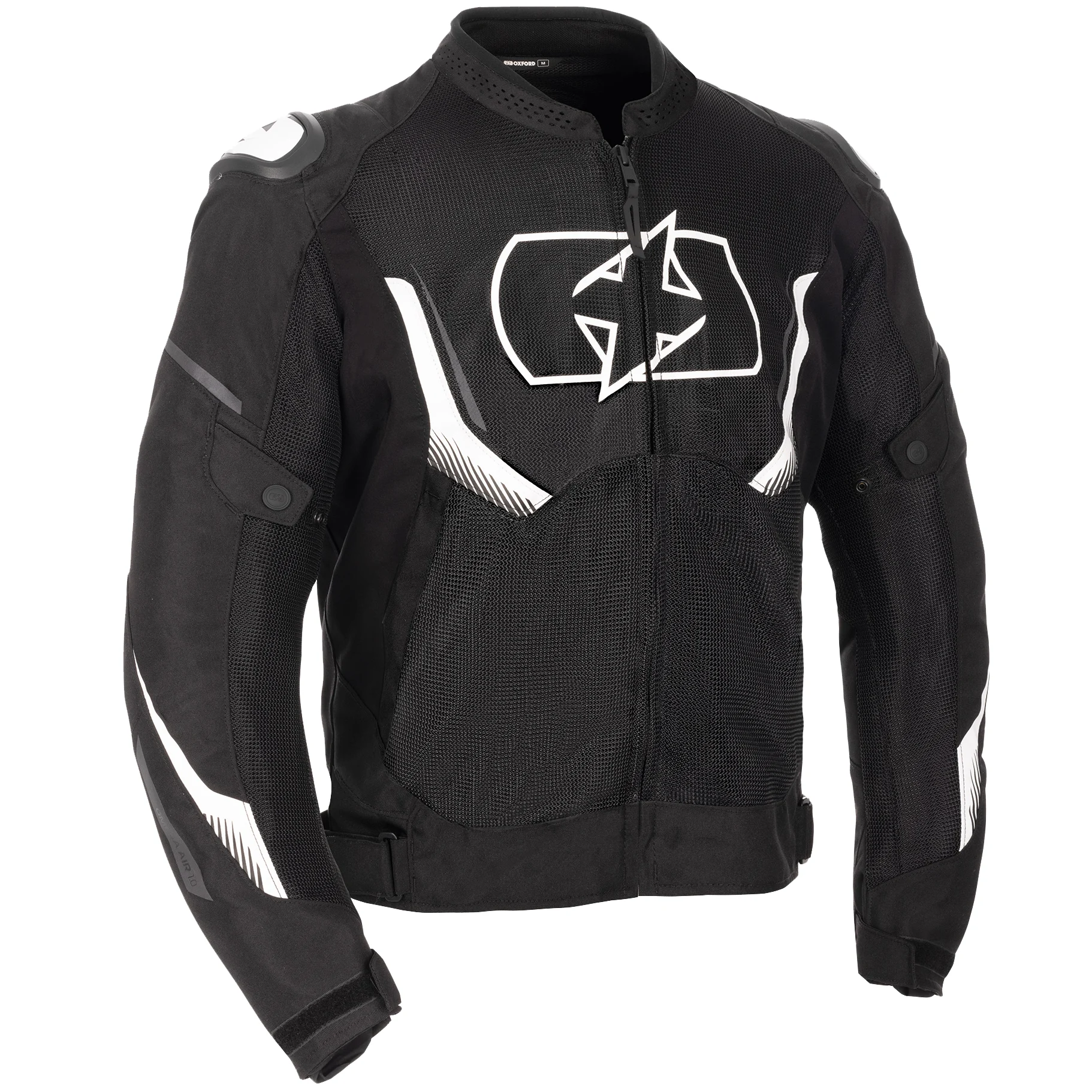 Oxford Clothing Oxford Omega 1.0 Air Textile Jacket - Black / White