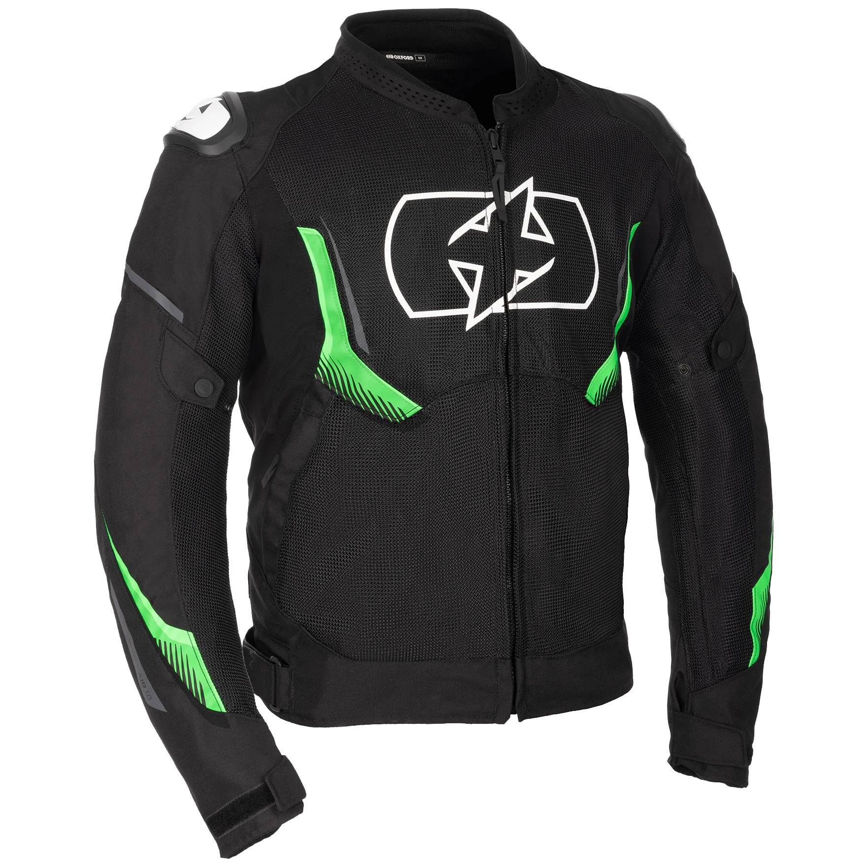 Oxford Clothing Oxford Omega 1.0 Air Textile Jacket - Black / Green