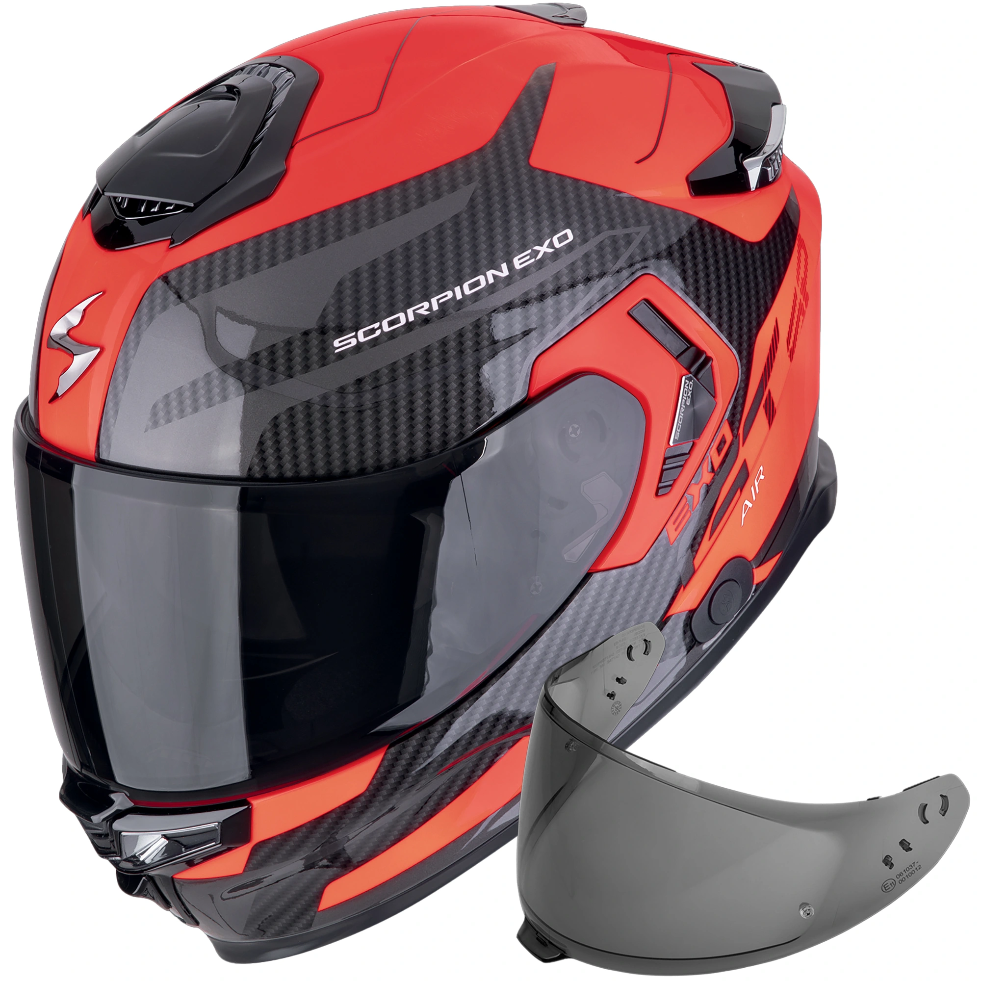Scorpion Scorpion Exo-GT SP Air - Flex Gloss Black / Neon Red