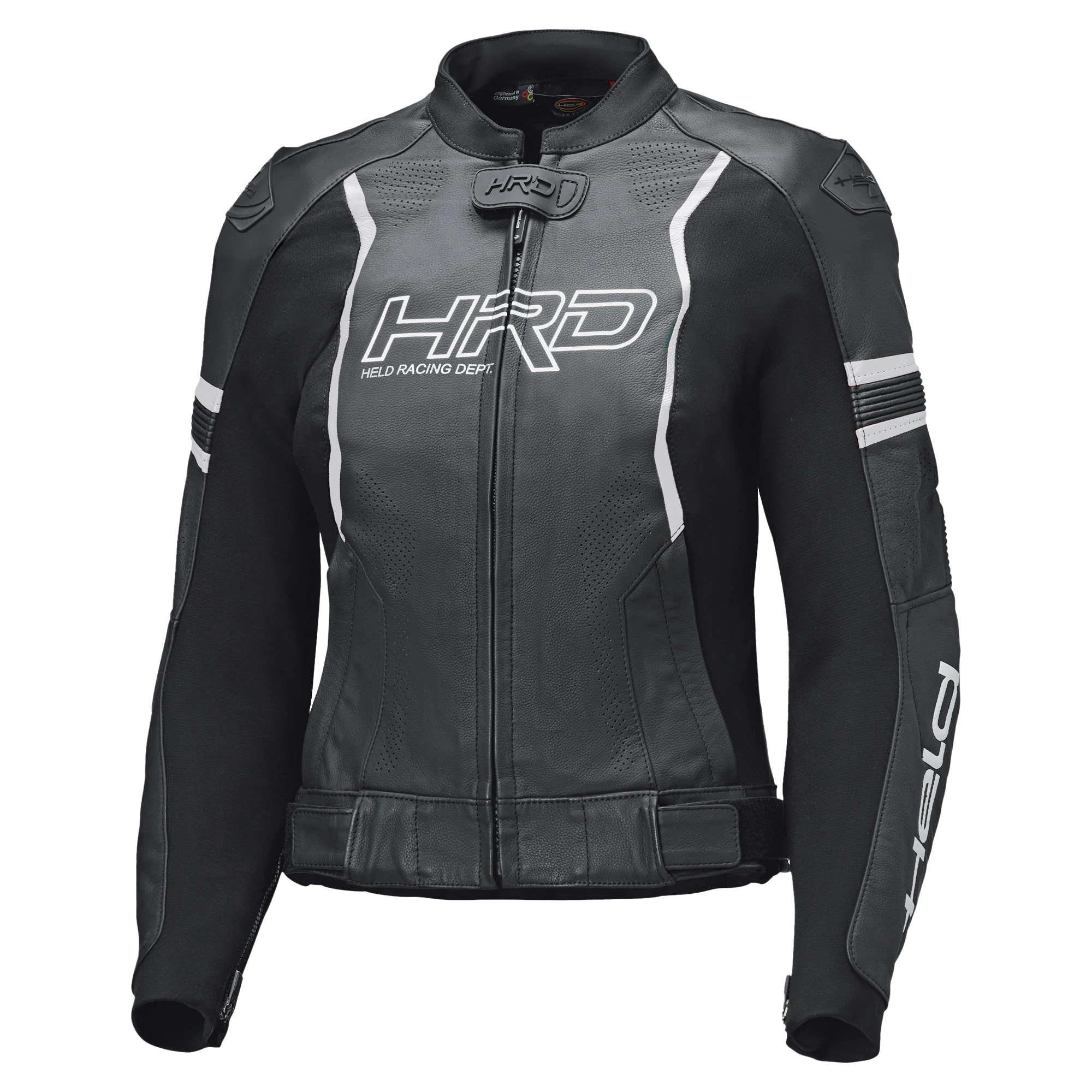 Held Held Ladies Street 4 Leather Jacket - Black / White