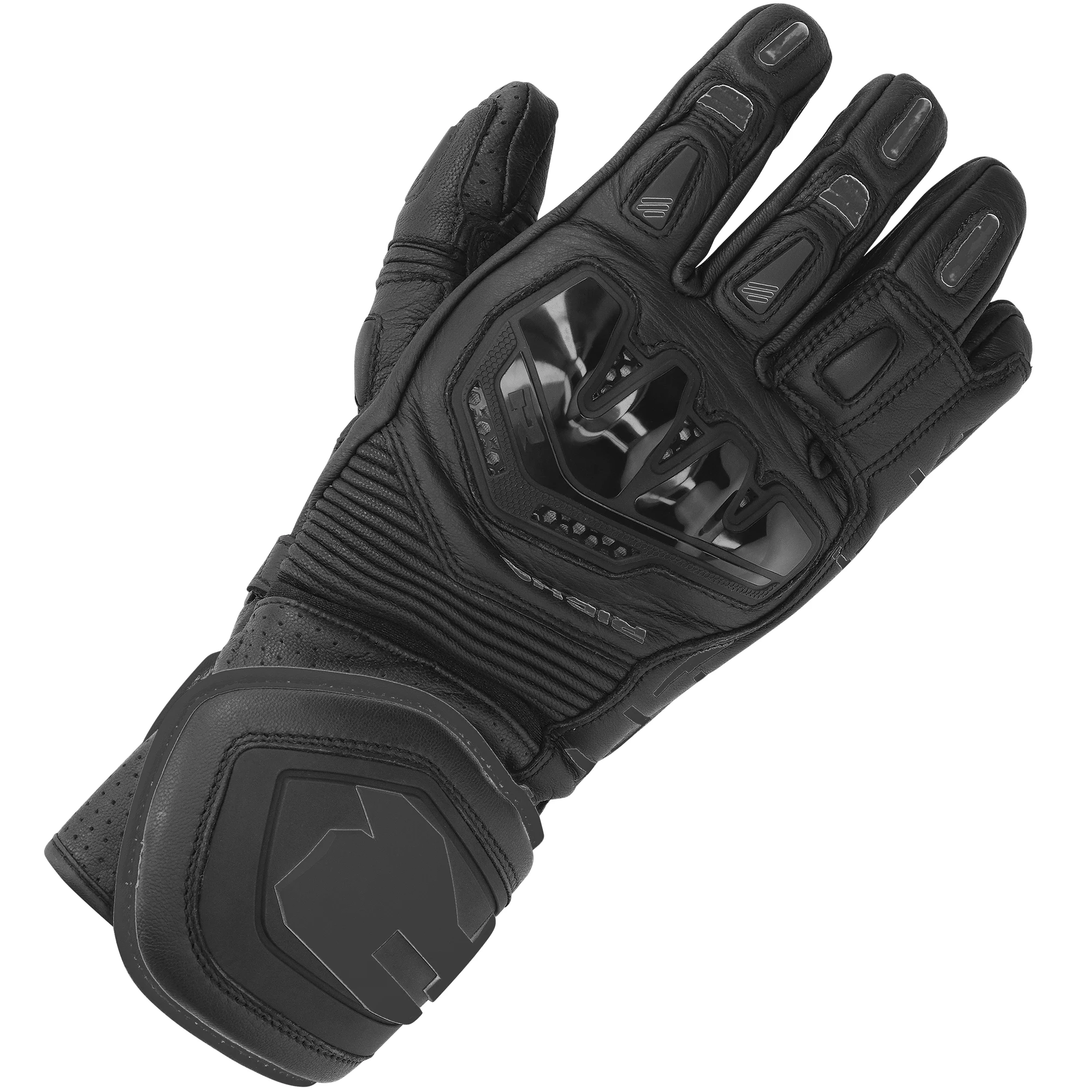 Richa Richa Stradale Leather Gloves - Black / Black