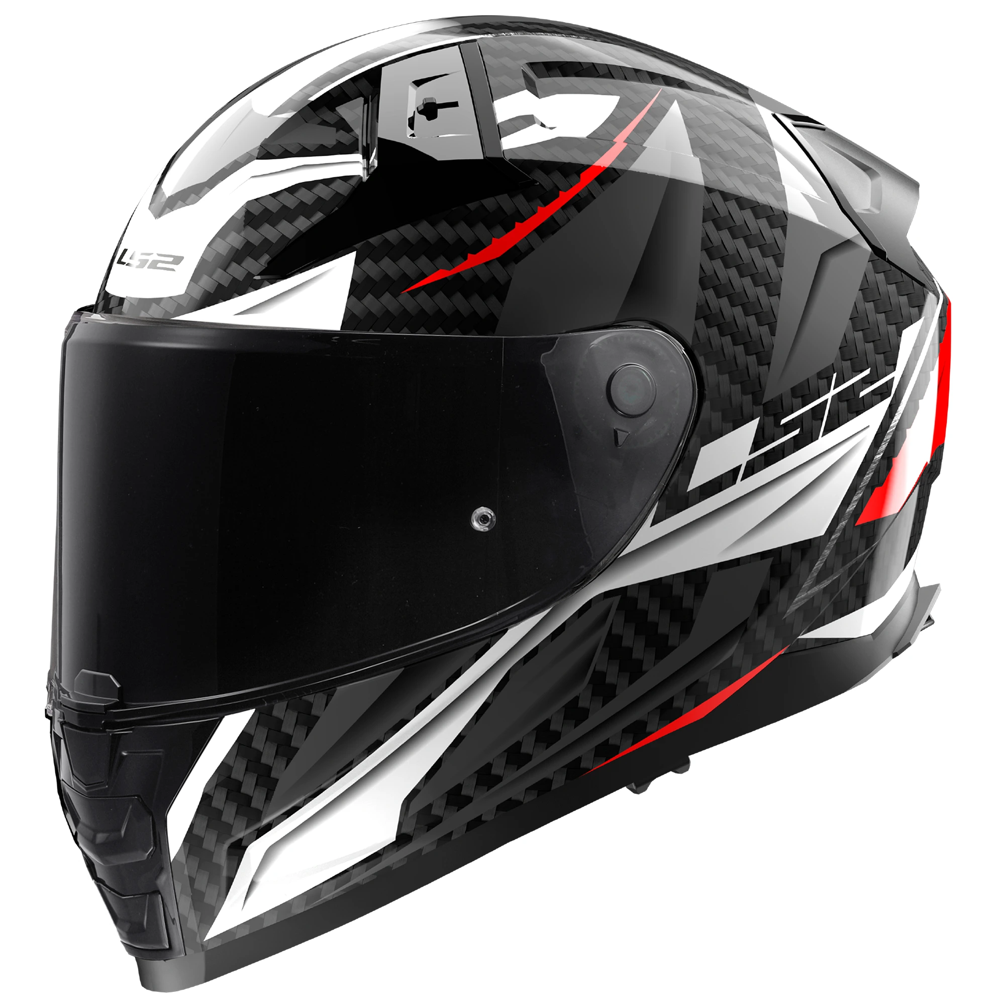 LS2 LS2 Vector II Carbon - Savage White / Red / Grey