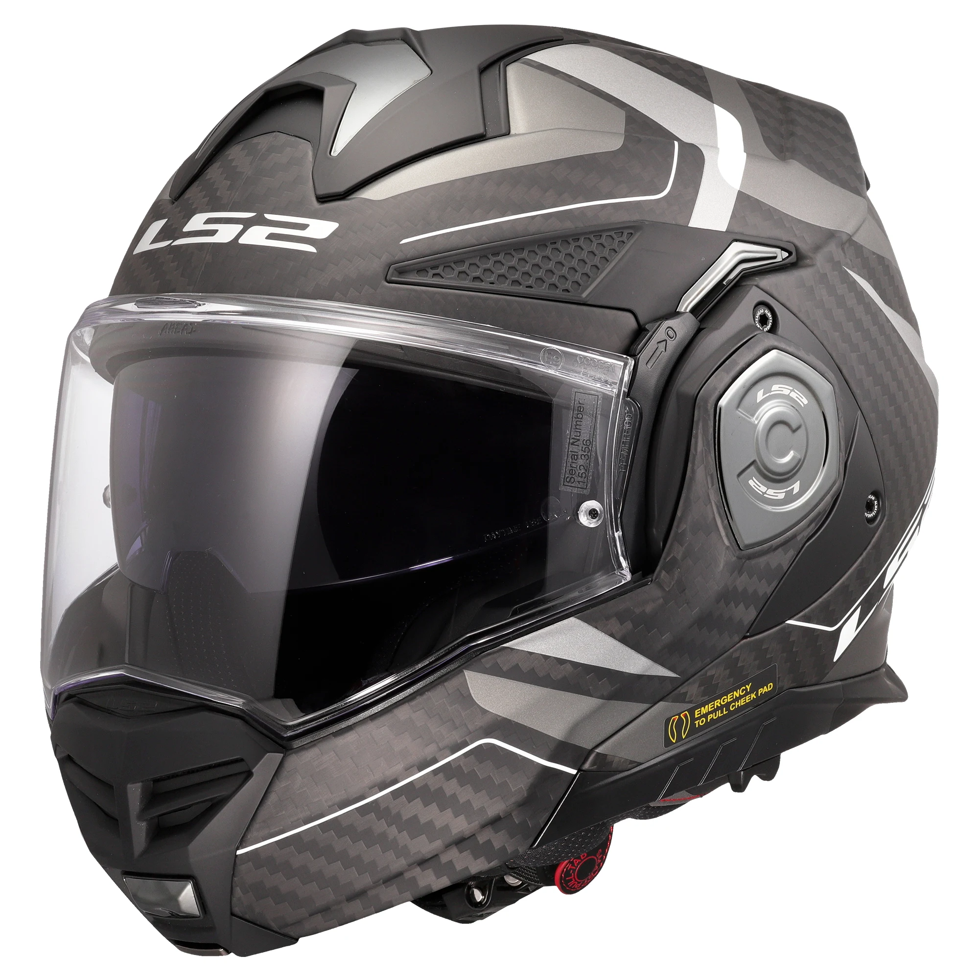 LS2 LS2 Advant X Carbon - Horizon Silver / Grey