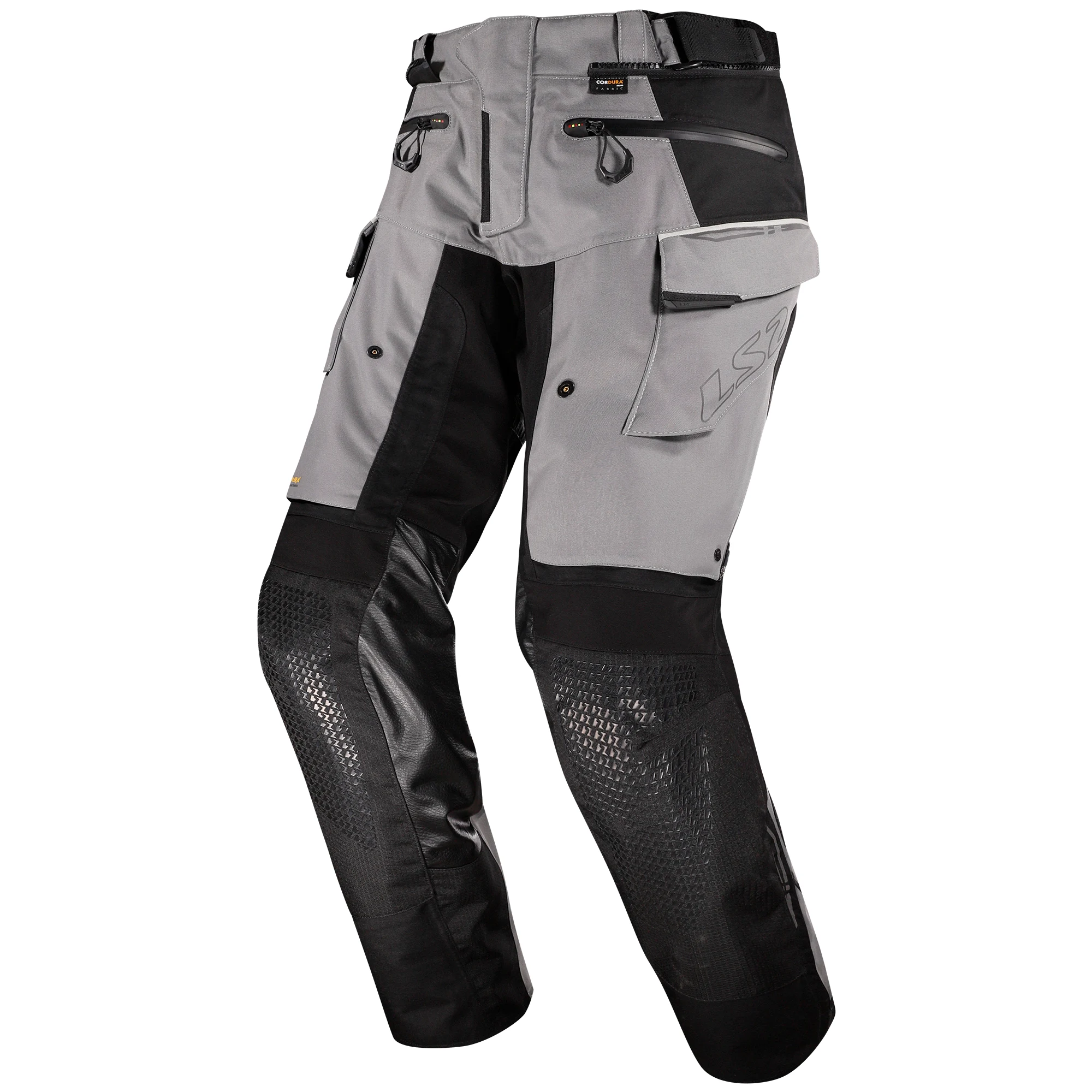 LS2 LS2 Apollo Textile Trousers - Black / Dark Grey