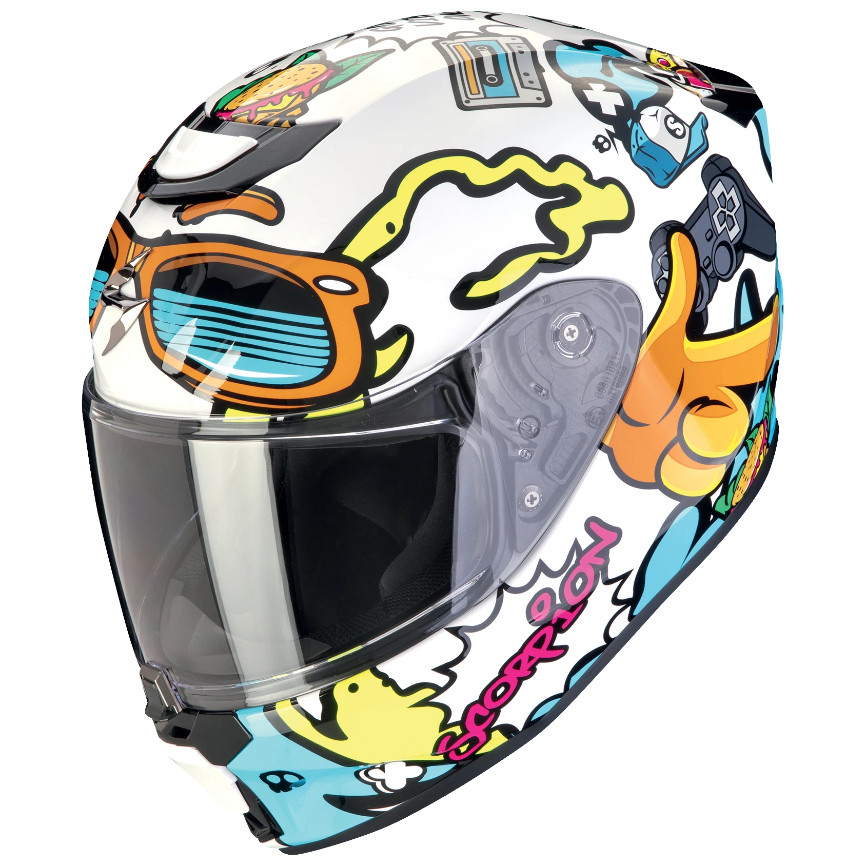 Scorpion Scorpion Exo-Junior Air - Fun White / Blue
