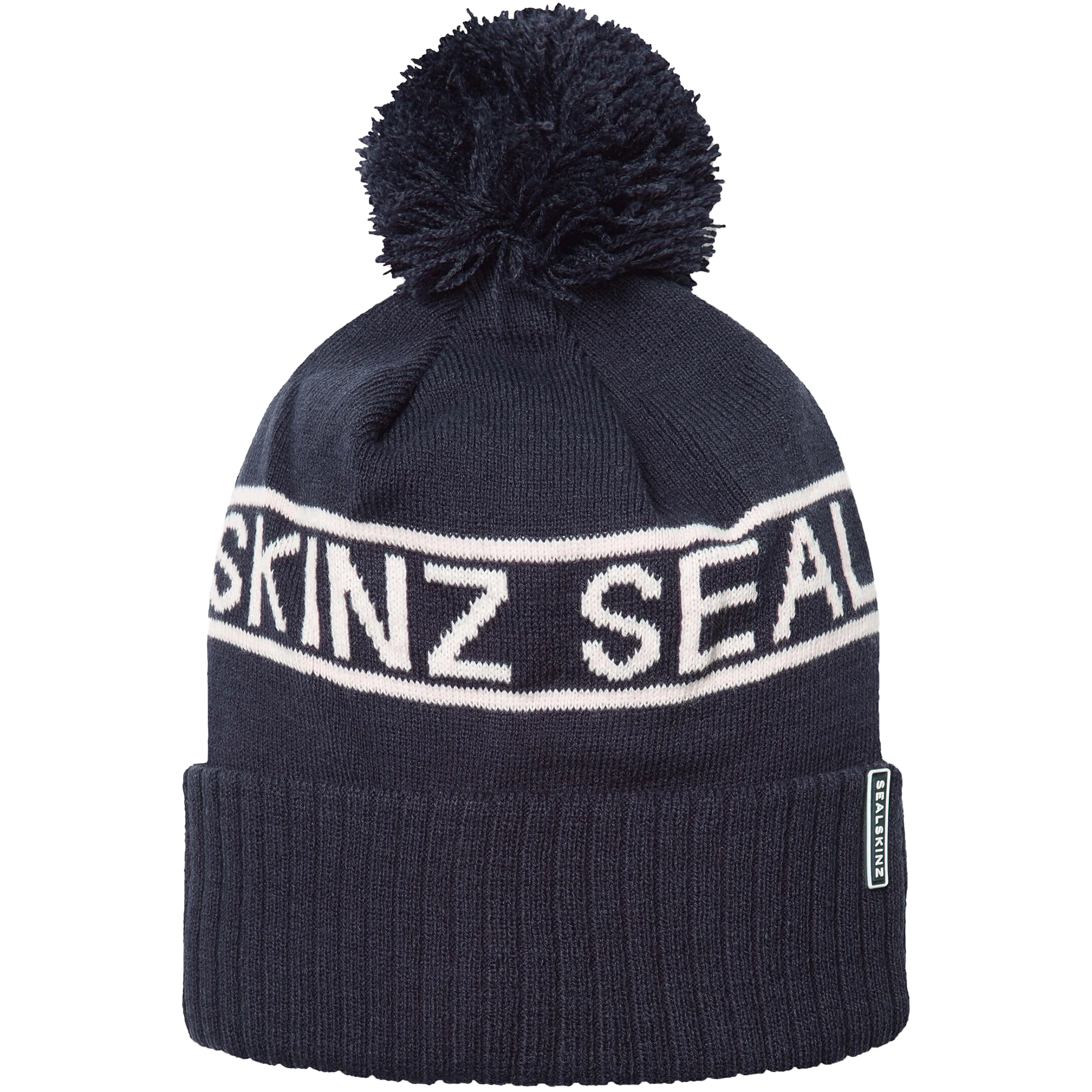 Sealskinz Sealskinz Heacham Waterproof Bobble Hat - Navy / Cream