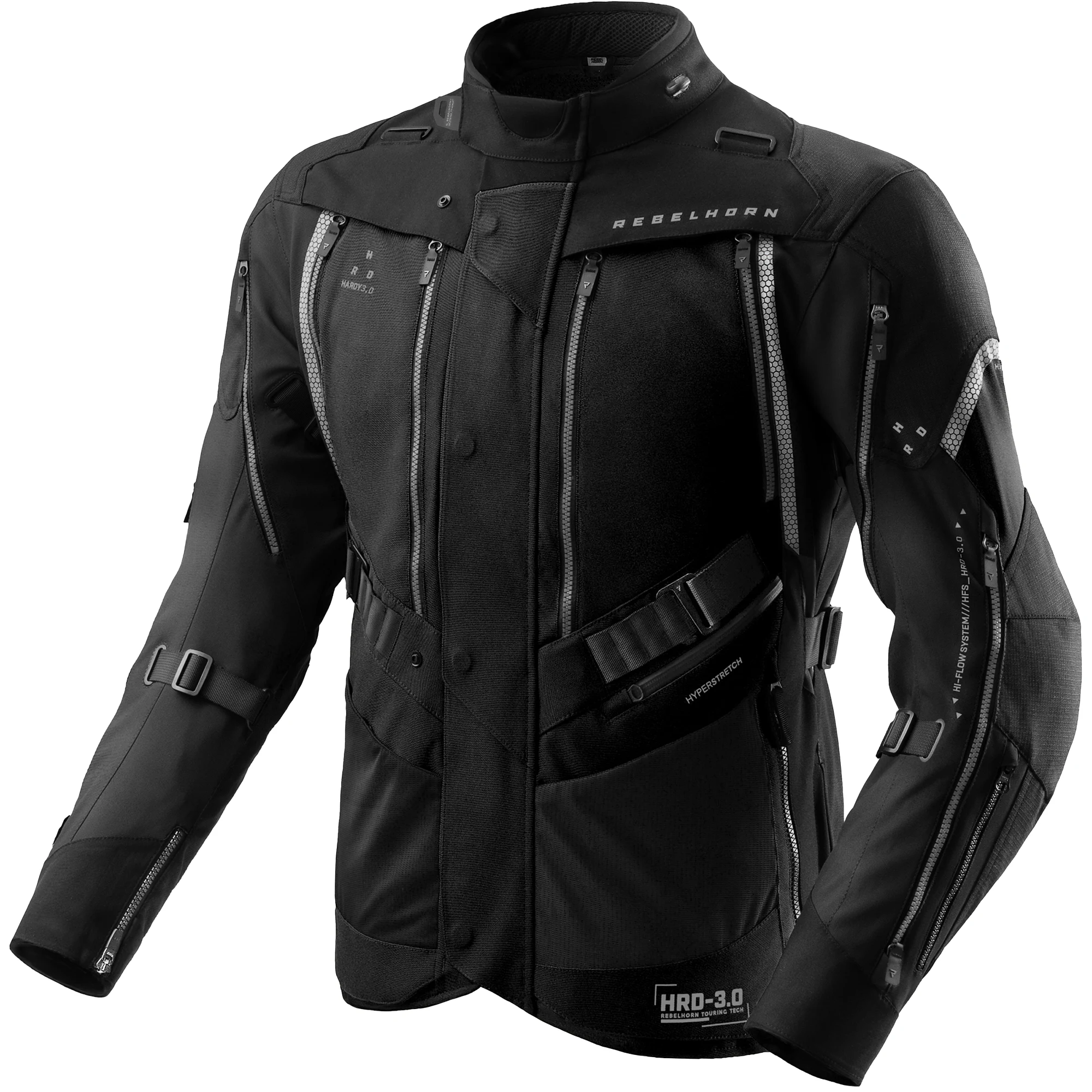 Rebelhorn Rebelhorn Hardy 3.0 Textile Jacket - Black
