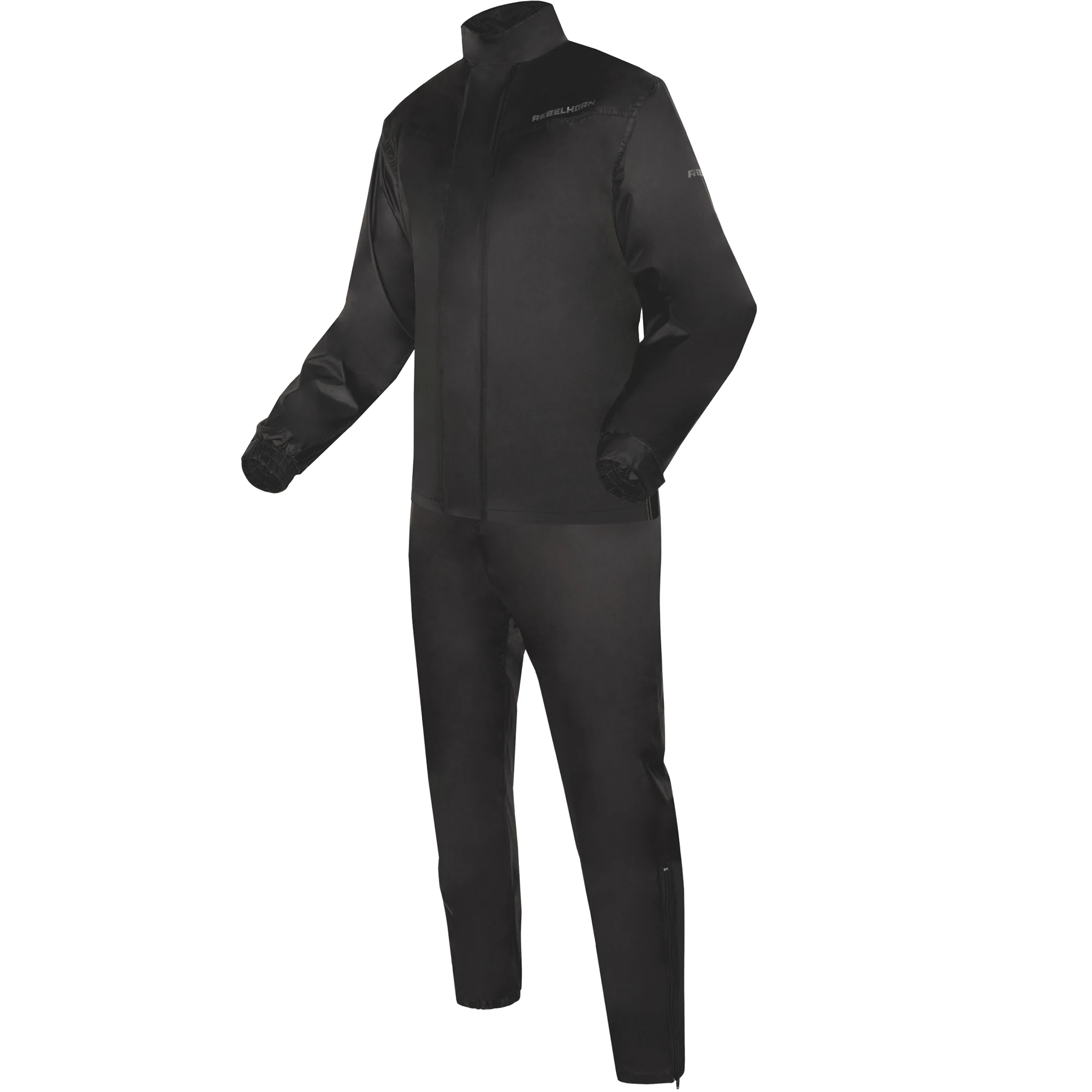 Rebelhorn Rebelhorn Rain Waterproof 2-Piece Suit - Black