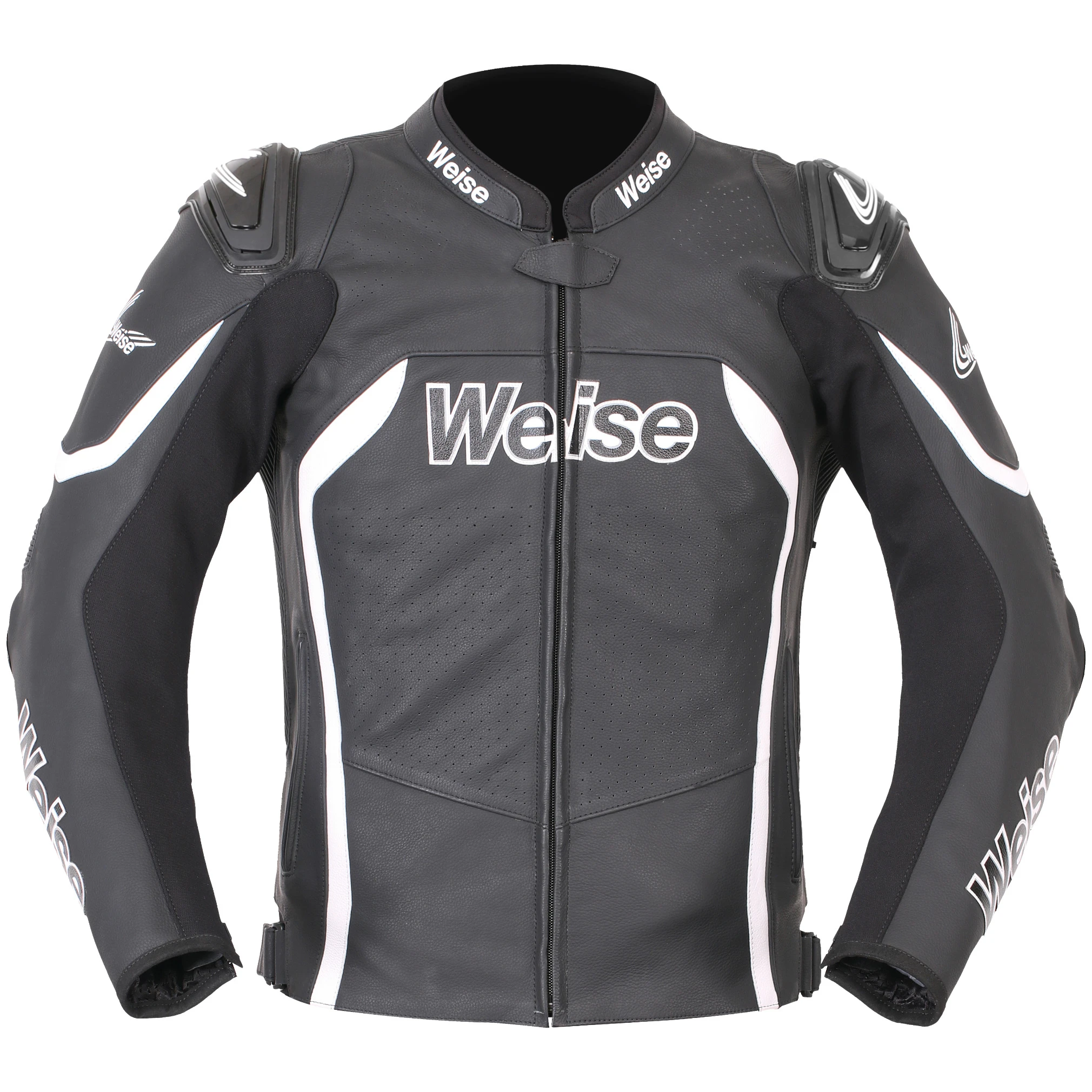 Weise Weise Tornado 2.0 Leather Jacket - Black / White