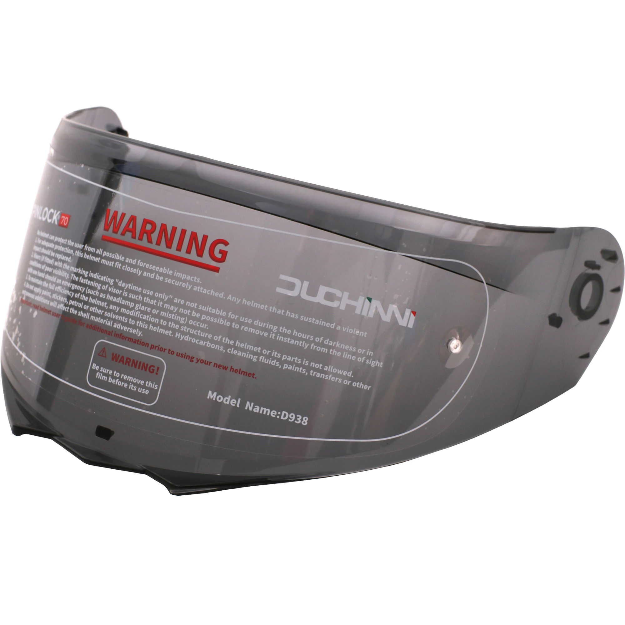 Duchinni Duchinni D938 Dark Smoke Visor - Not Road Legal