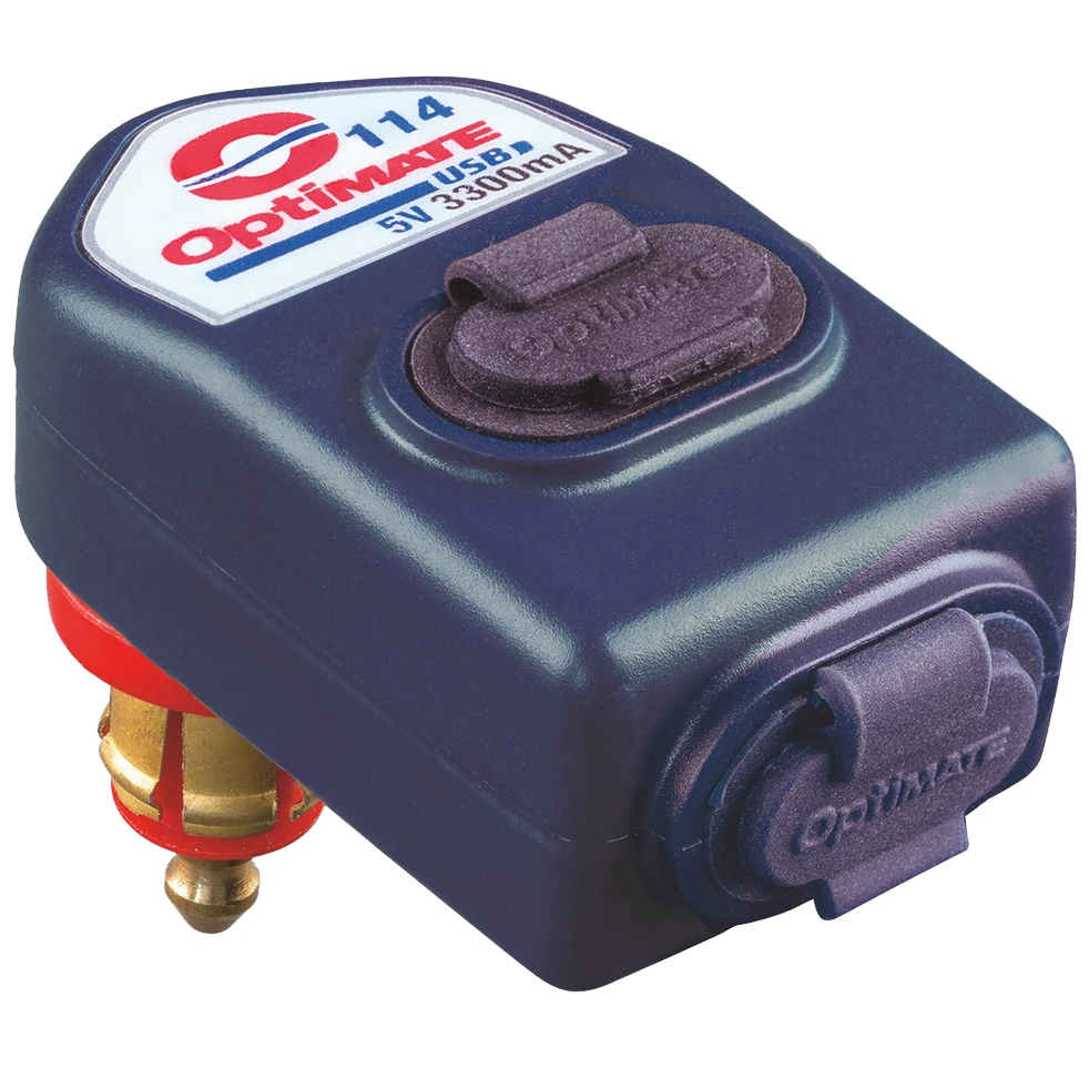 TecMate Tecmate Optimate 0114 Dual USB 90° DIN Plug