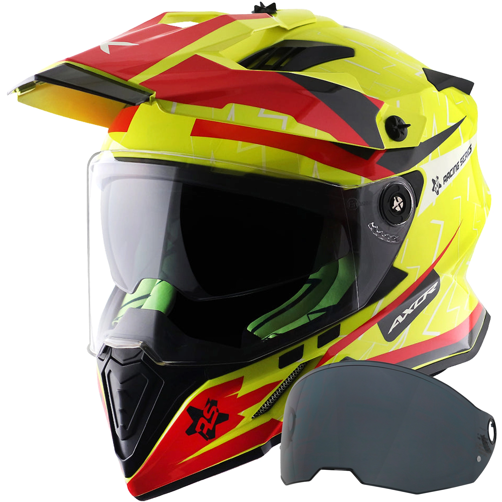 Axor Axor X-Cross Adventure 22.06 - Flash Gloss Neon Yellow / Red Graphic