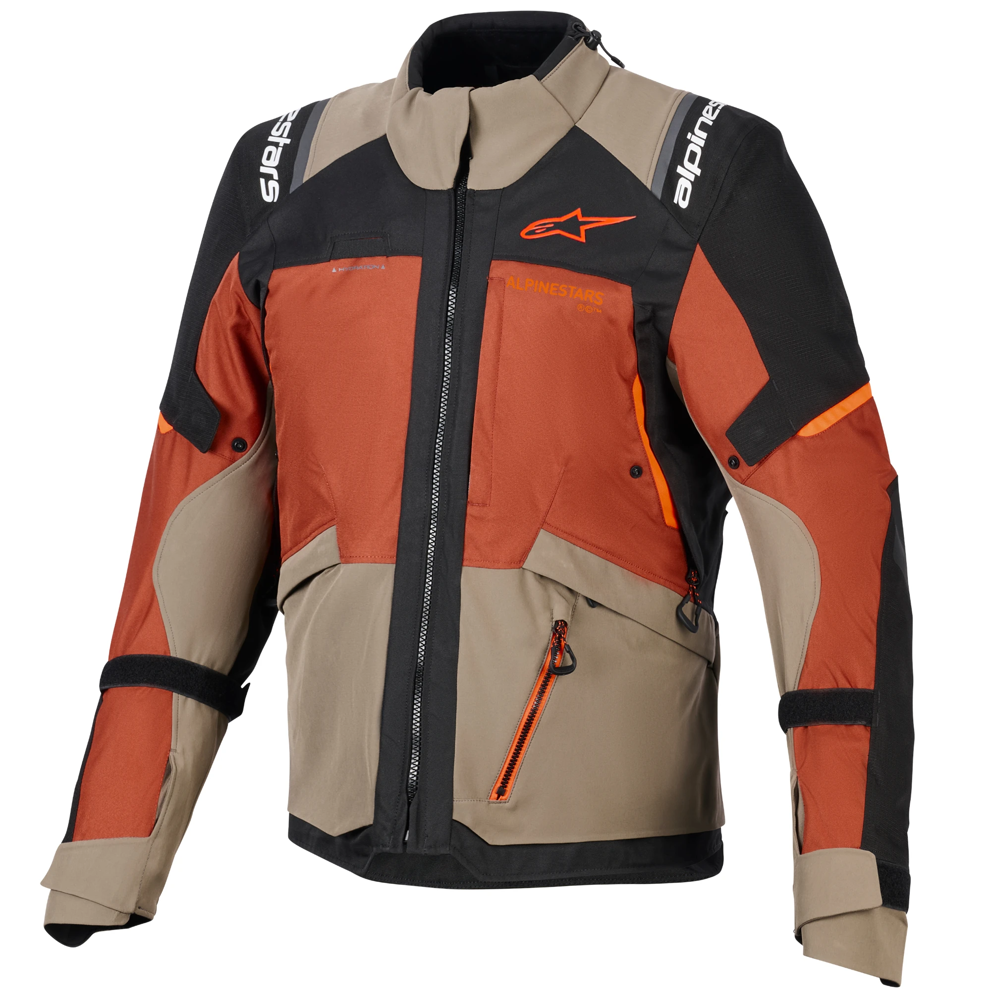 Alpinestars Alpinestars Andes V4 Drystar Textile Jacket - Walnut / Rust / Black