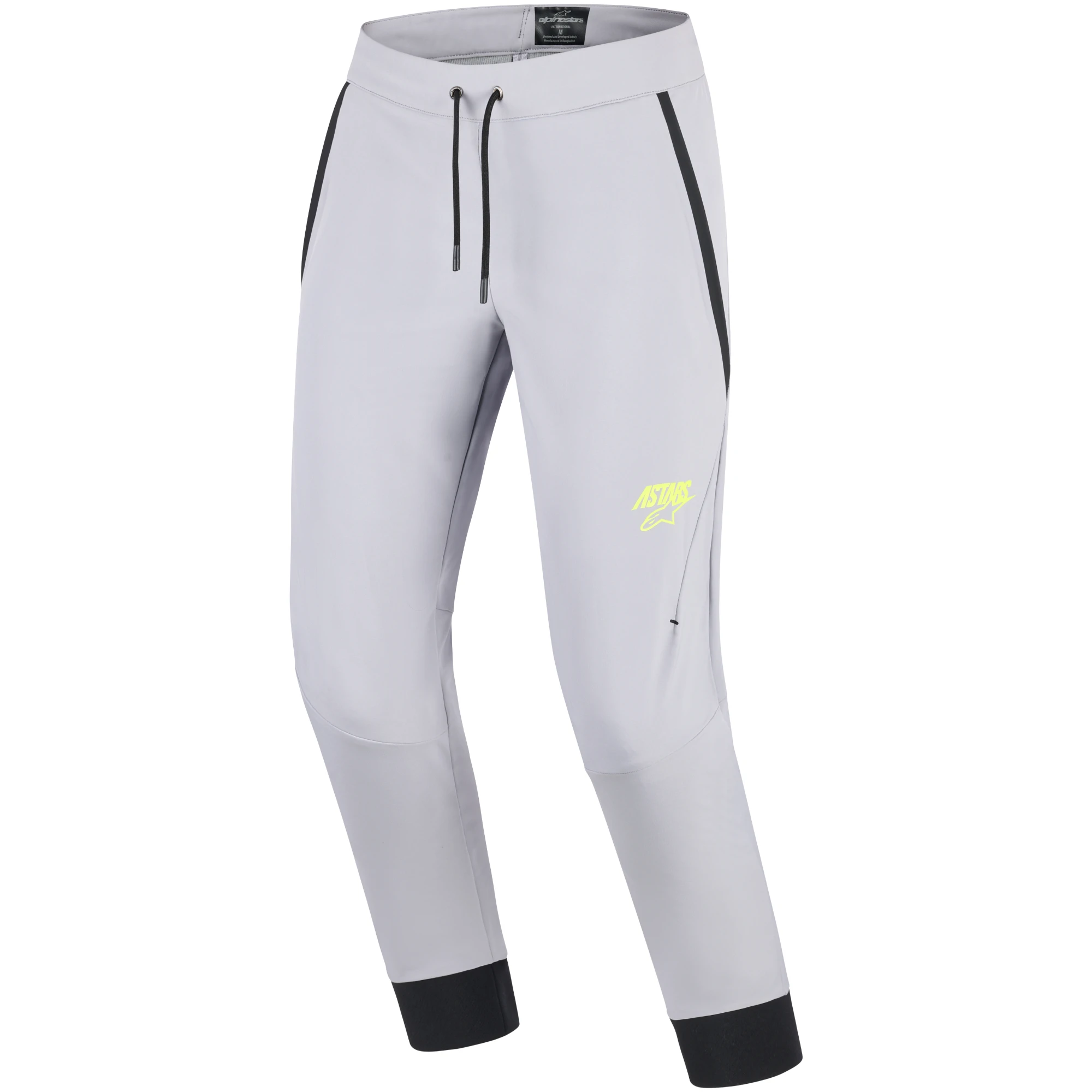 Alpinestars Alpinestars Aeroshell Textile Trousers - Mid Grey / Fluo Yellow